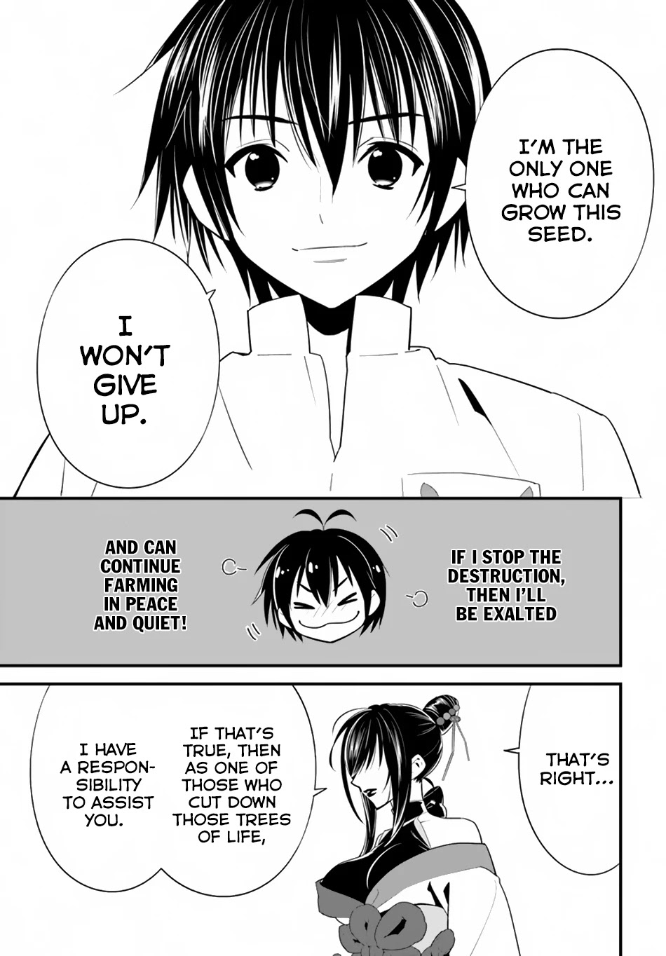 Isekai desu ga Mamono Saibai shiteimasu. Chapter 14 page 22 - Chapter 14: Netzach Continent