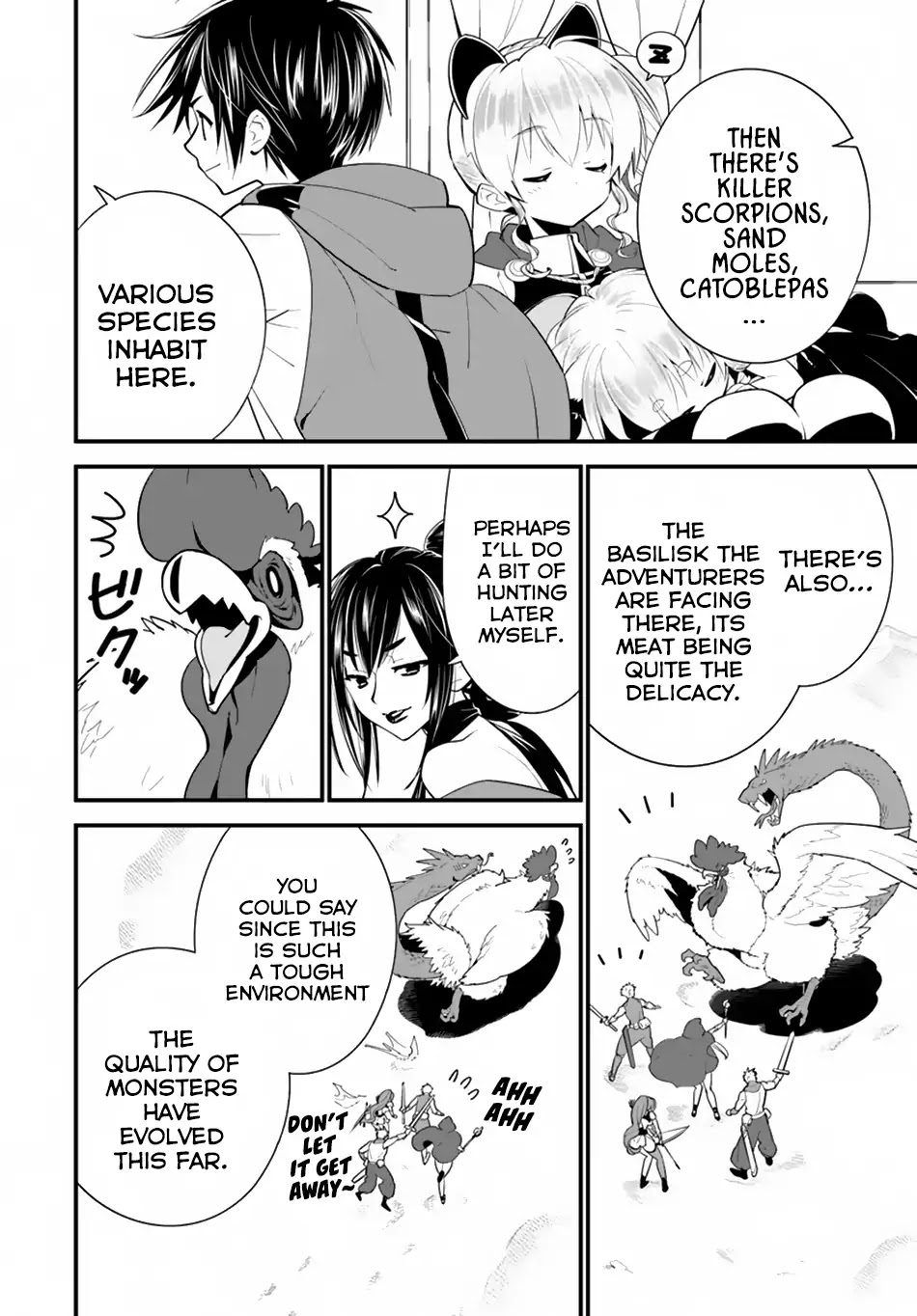 Isekai desu ga Mamono Saibai shiteimasu. Chapter 15 page 8 - Chapter 15: Desert Continent