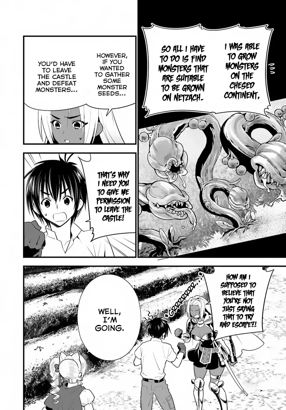 Isekai desu ga Mamono Saibai shiteimasu. Chapter 18 page 3 - Chapter 18: In Search Of Seeds