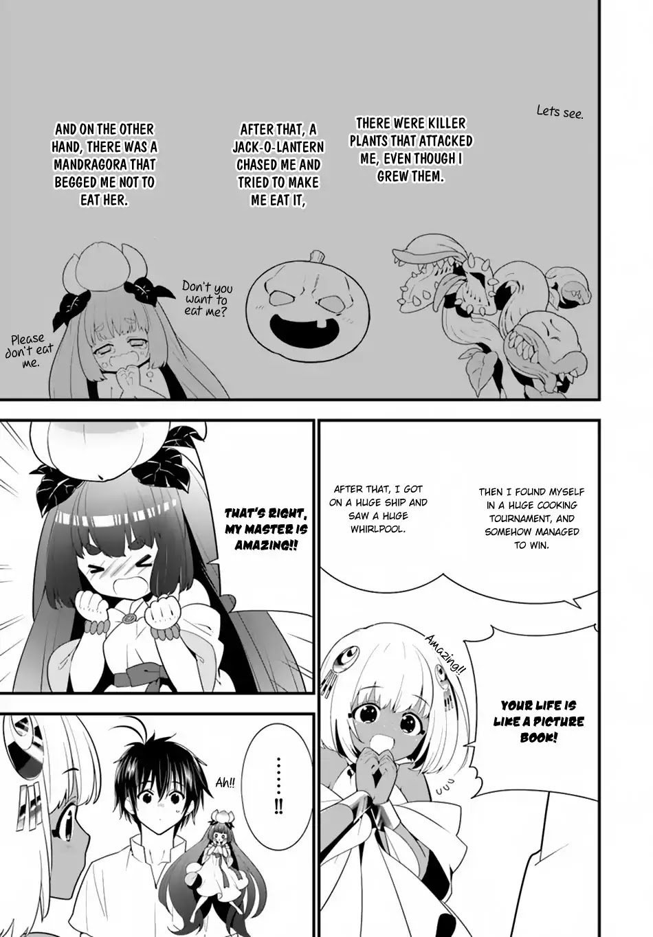 Isekai desu ga Mamono Saibai shiteimasu. Chapter 19 page 6 - Chapter 19: Emperor's Sisters