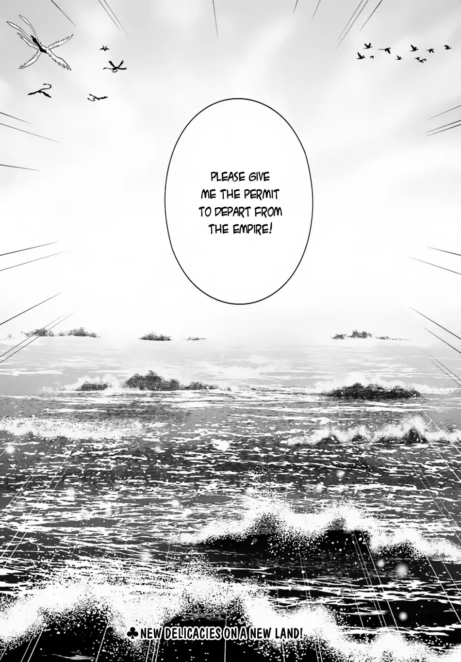 Isekai desu ga Mamono Saibai shiteimasu. Chapter 22 page 28 - Chapter 22: Departure Permit