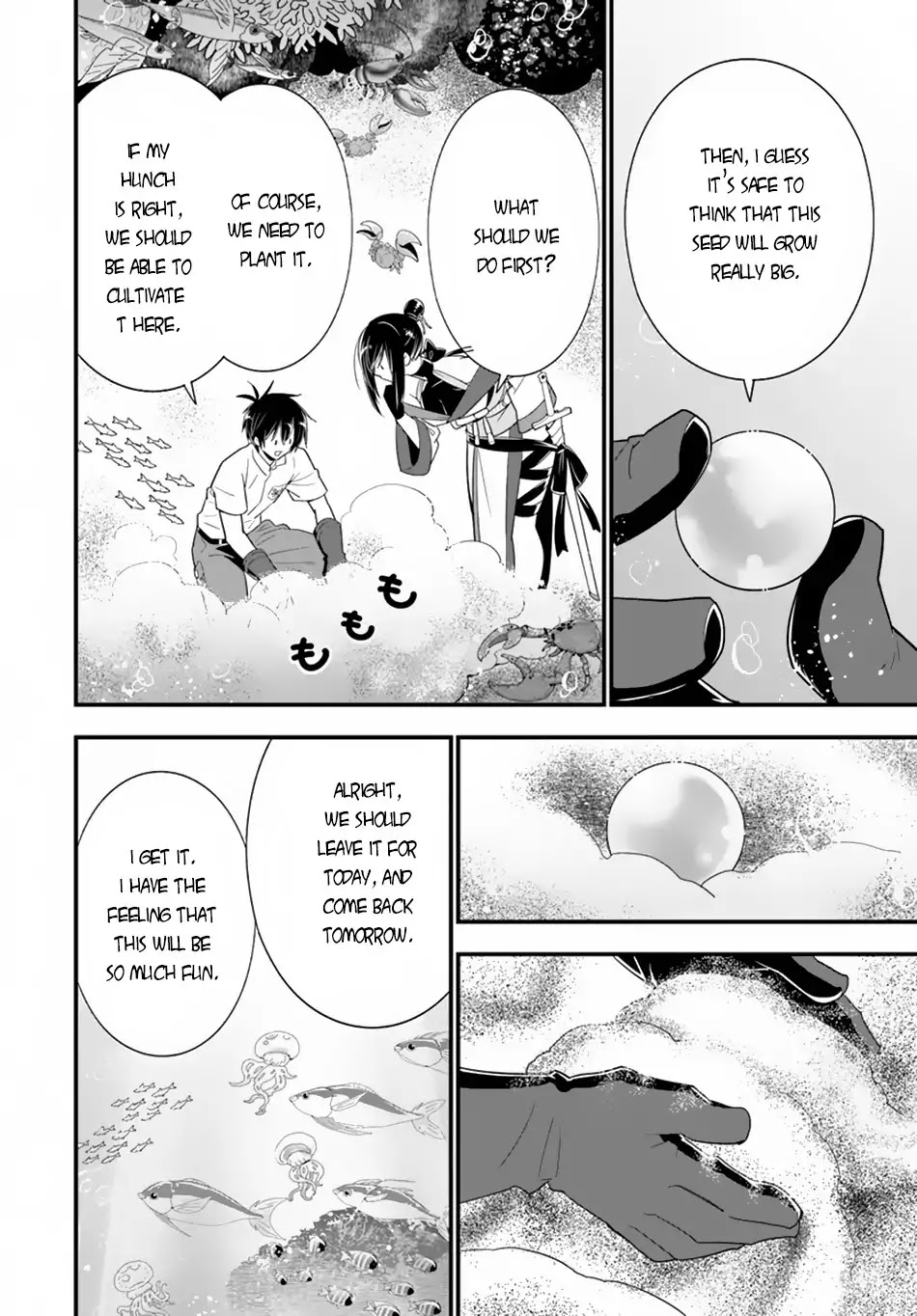 Isekai desu ga Mamono Saibai shiteimasu. Chapter 23 page 14 - Chapter 23: A big Egg
