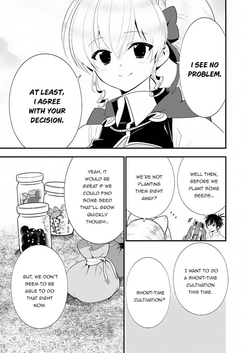 Isekai desu ga Mamono Saibai shiteimasu. Chapter 28 page 9 - Chapter 28