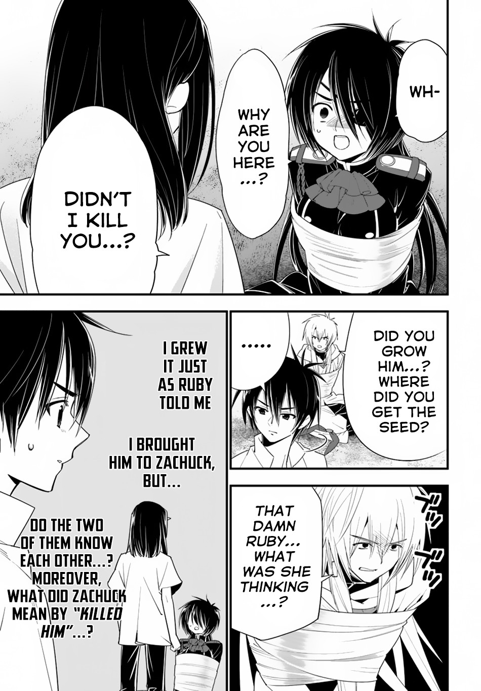 Isekai desu ga Mamono Saibai shiteimasu. Chapter 31 page 33 - Chapter 31: The Strongest Thread