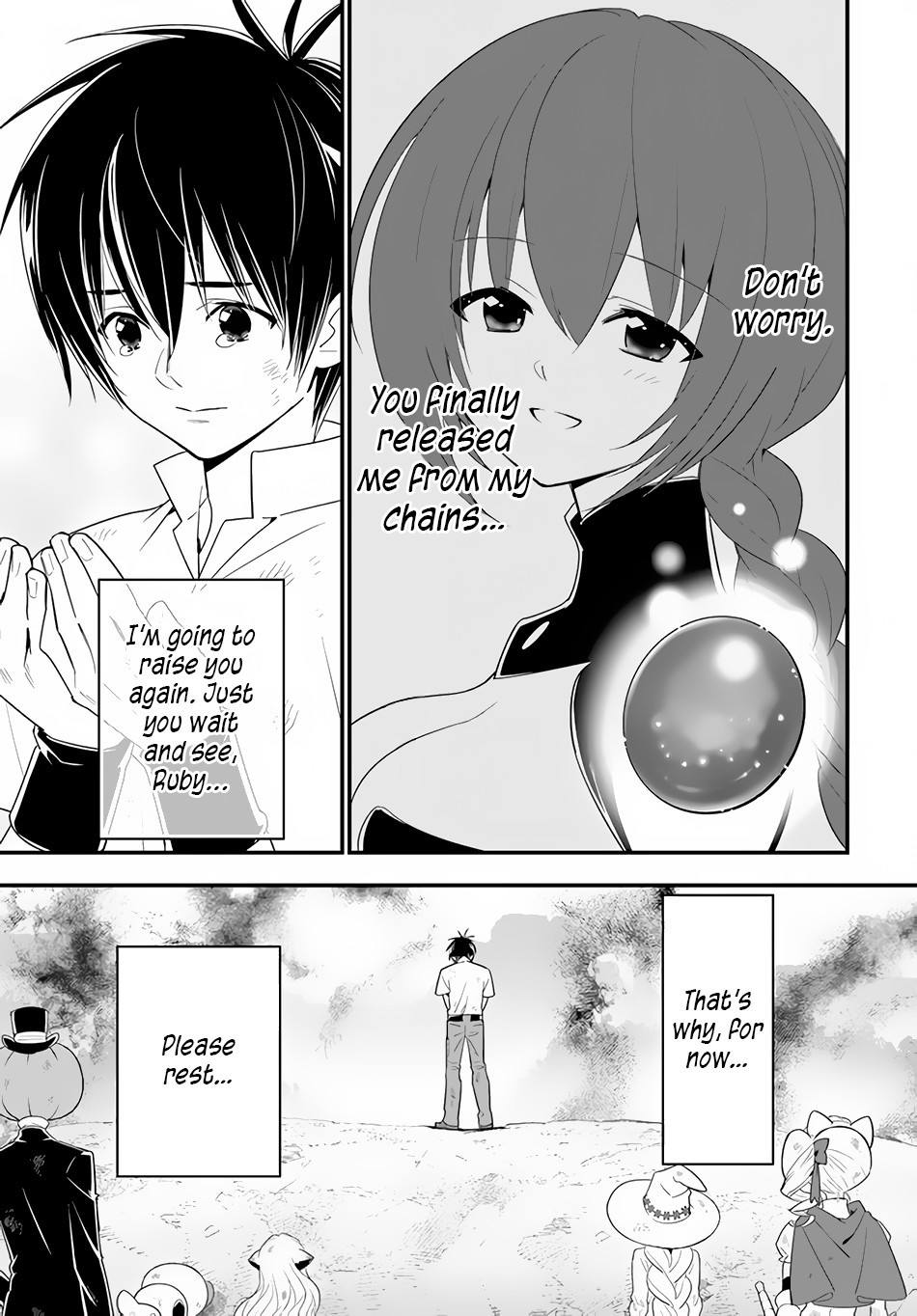 Isekai desu ga Mamono Saibai shiteimasu. Chapter 32 page 31 - Chapter 32: The Seal and a Farewell