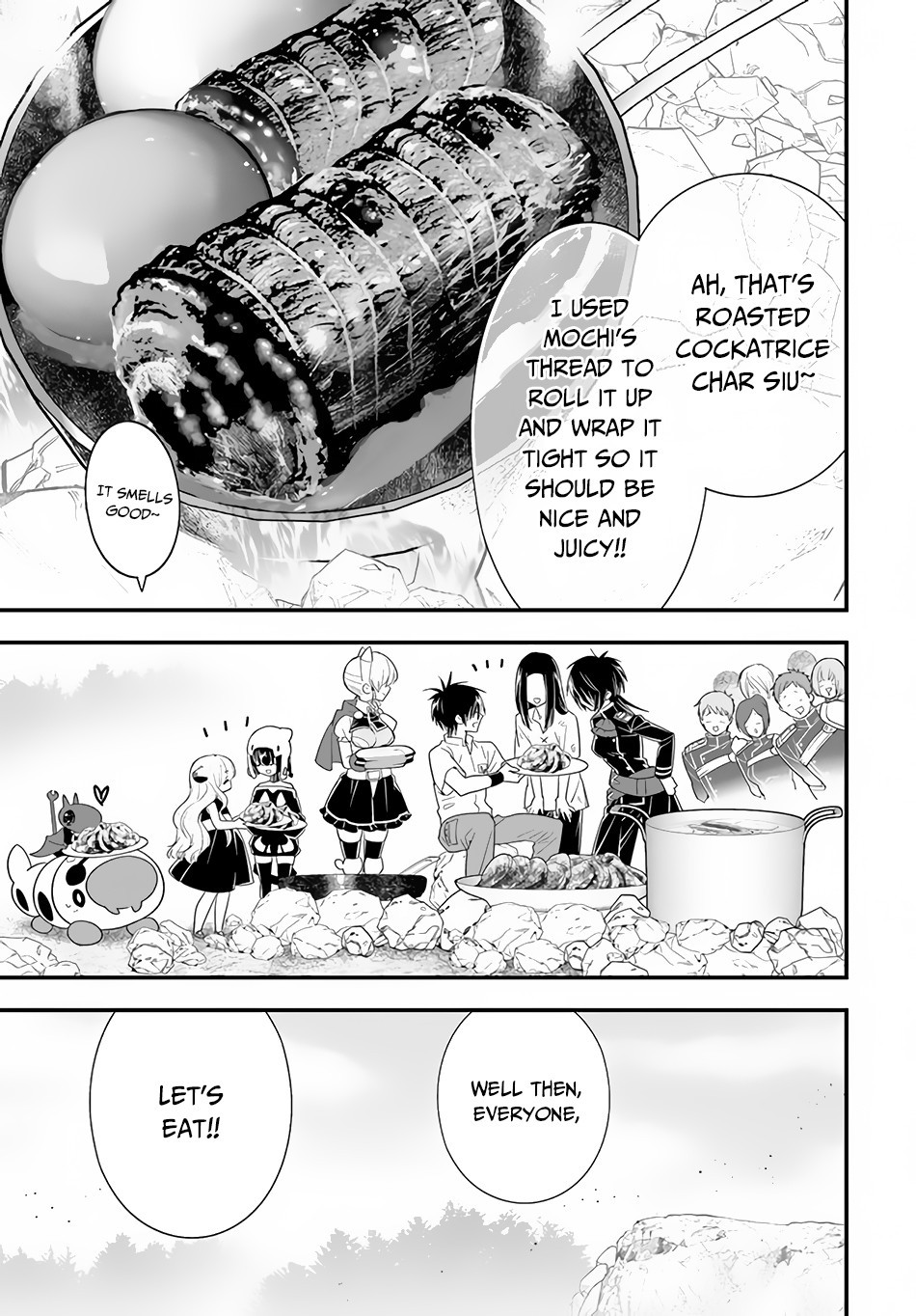 Isekai desu ga Mamono Saibai shiteimasu. Chapter 32 page 35 - Chapter 32: The Seal and a Farewell