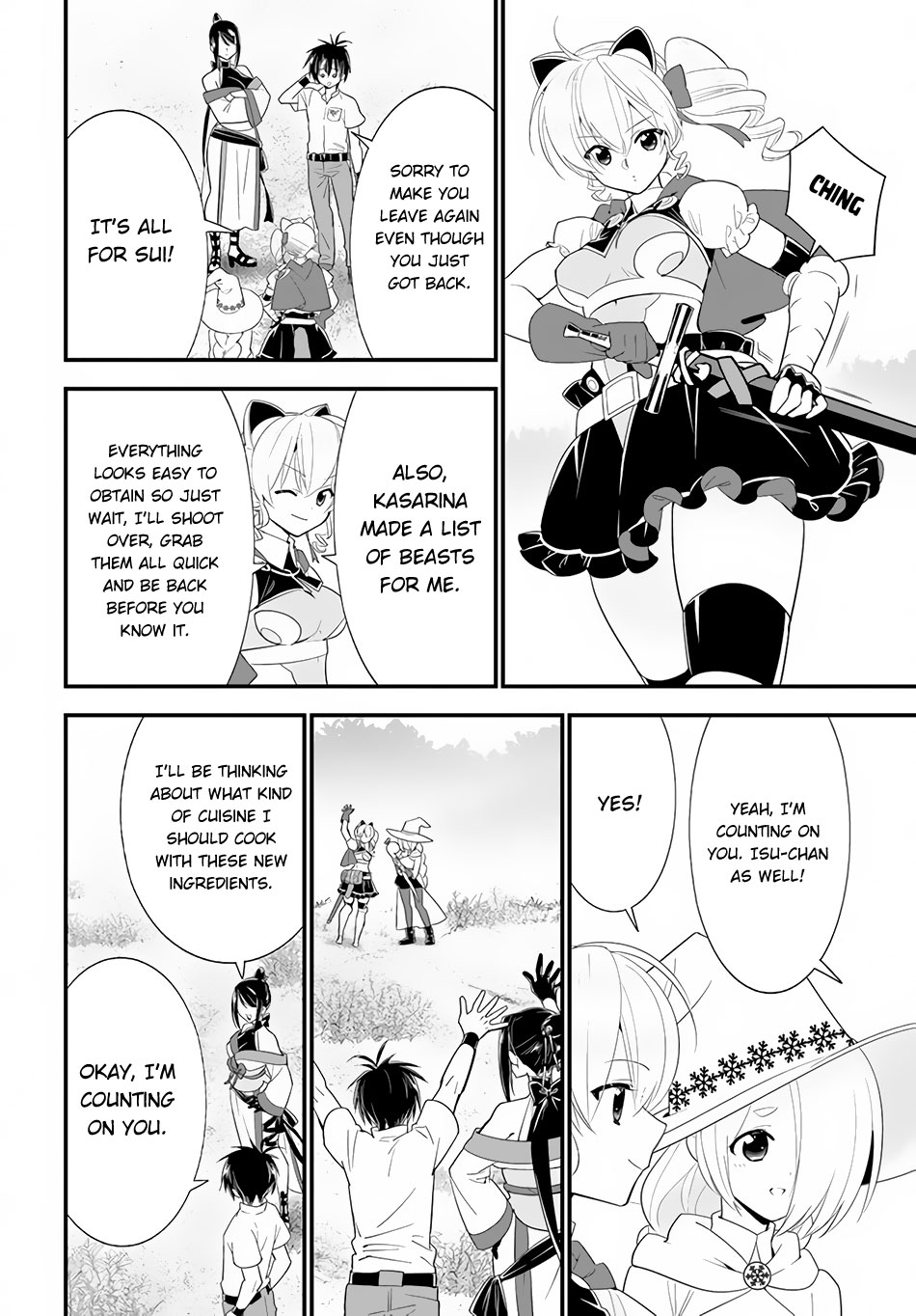 Isekai desu ga Mamono Saibai shiteimasu. Chapter 33 page 22 - Chapter 33: Let's Go Home