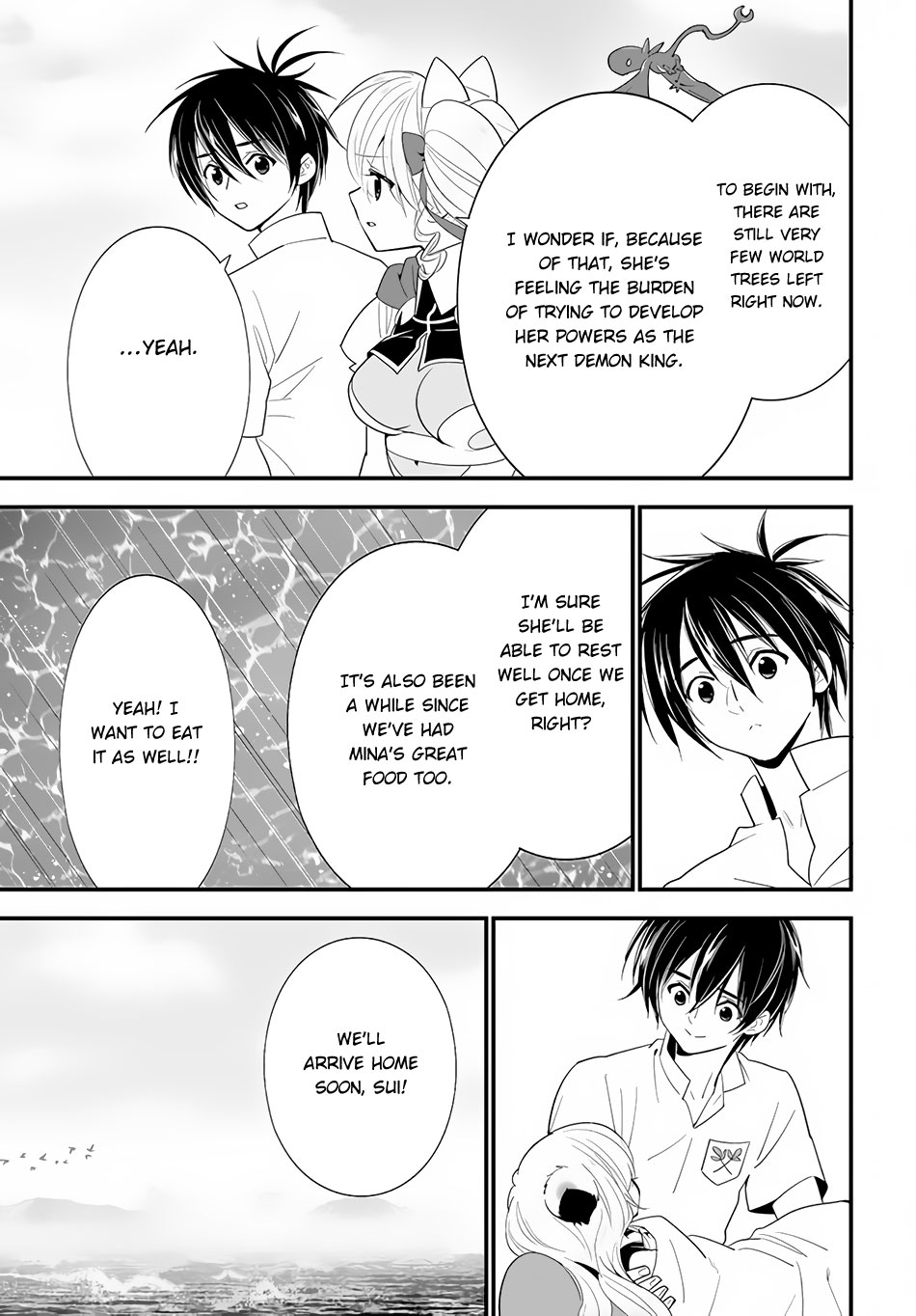 Isekai desu ga Mamono Saibai shiteimasu. Chapter 33 page 6 - Chapter 33: Let's Go Home