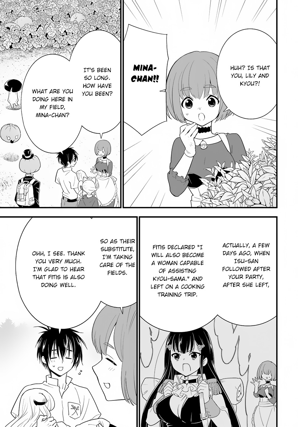 Isekai desu ga Mamono Saibai shiteimasu. Chapter 33 page 9 - Chapter 33: Let's Go Home
