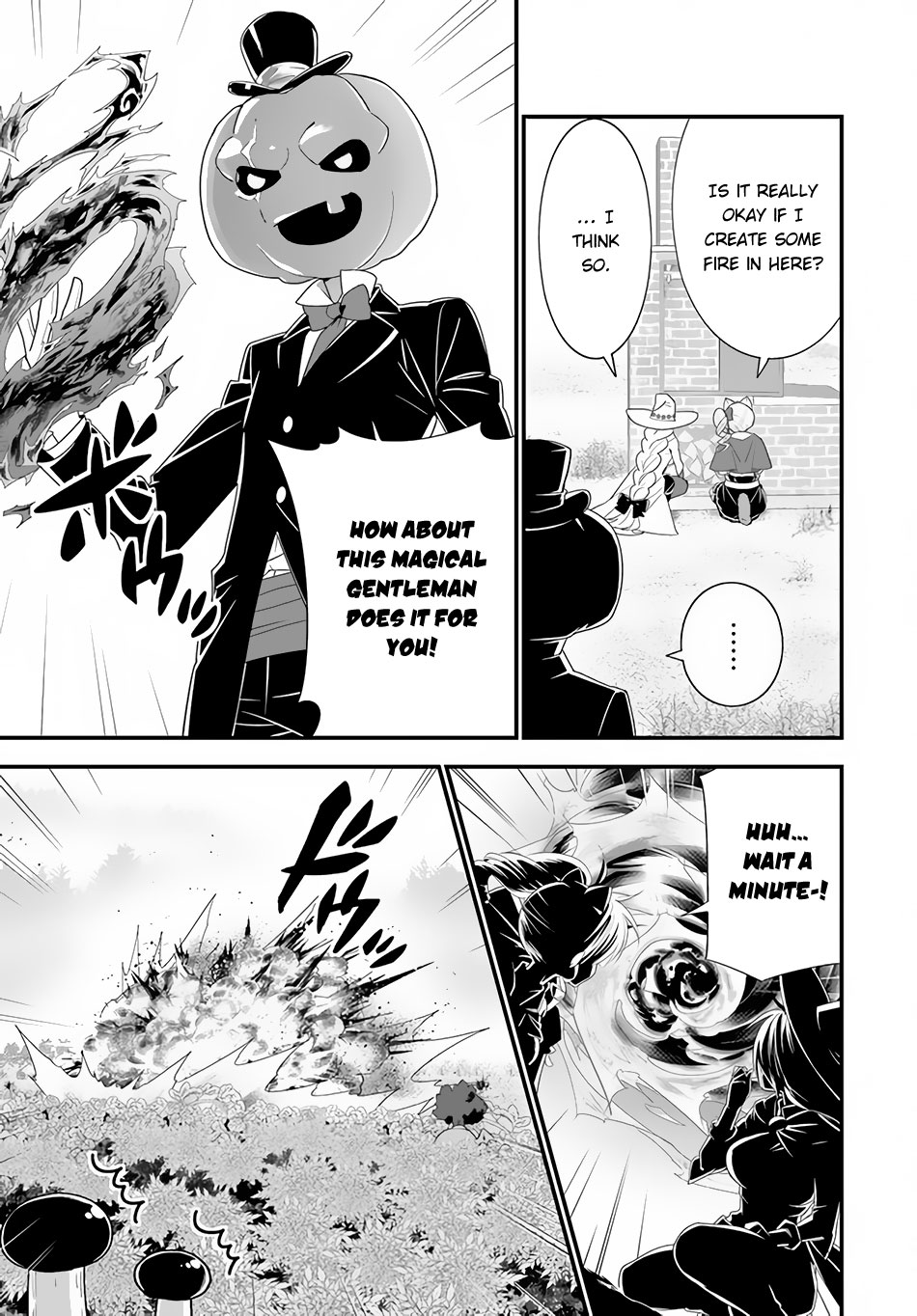 Isekai desu ga Mamono Saibai shiteimasu. Chapter 34 page 14 - Chapter 34: I Want to Help!