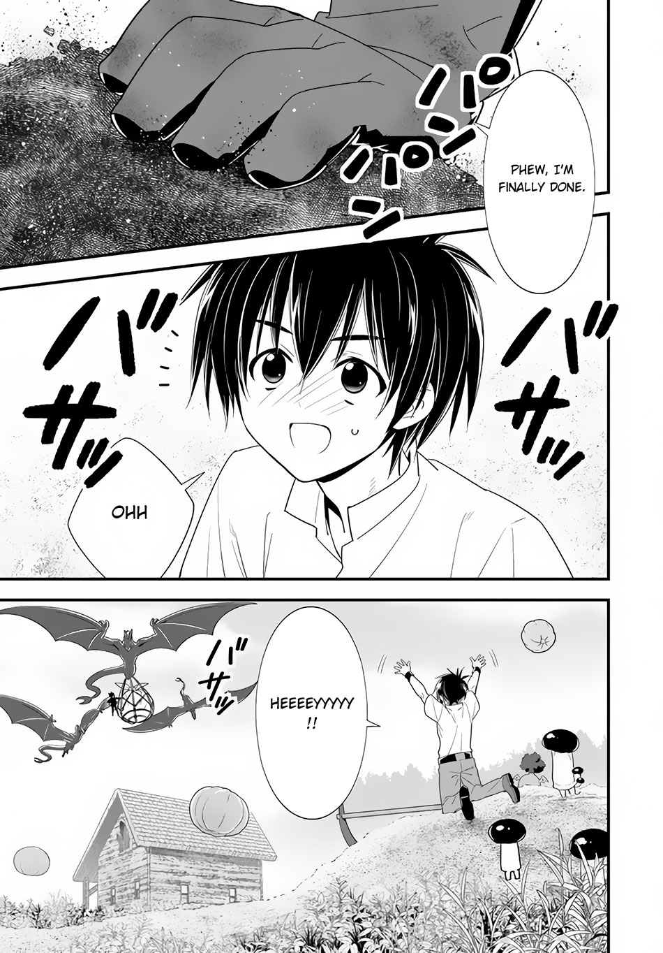 Isekai desu ga Mamono Saibai shiteimasu. Chapter 34 page 2 - Chapter 34: I Want to Help!