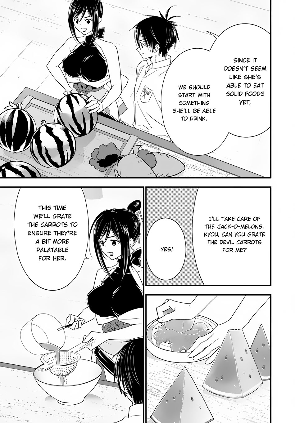 Isekai desu ga Mamono Saibai shiteimasu. Chapter 34 page 6 - Chapter 34: I Want to Help!