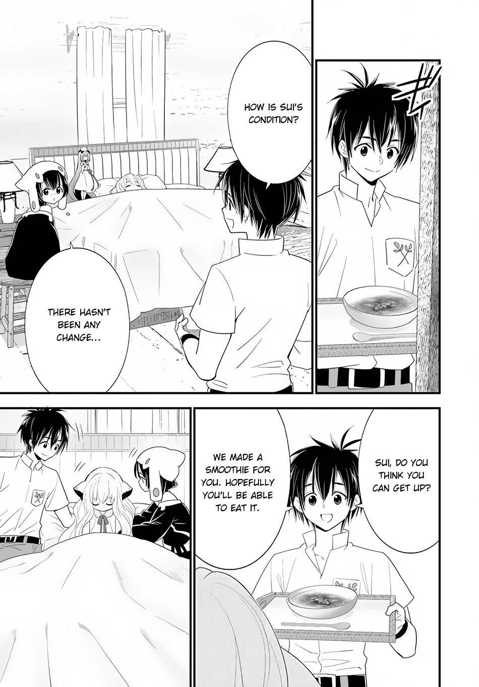 Isekai desu ga Mamono Saibai shiteimasu. Chapter 34 page 8 - Chapter 34: I Want to Help!
