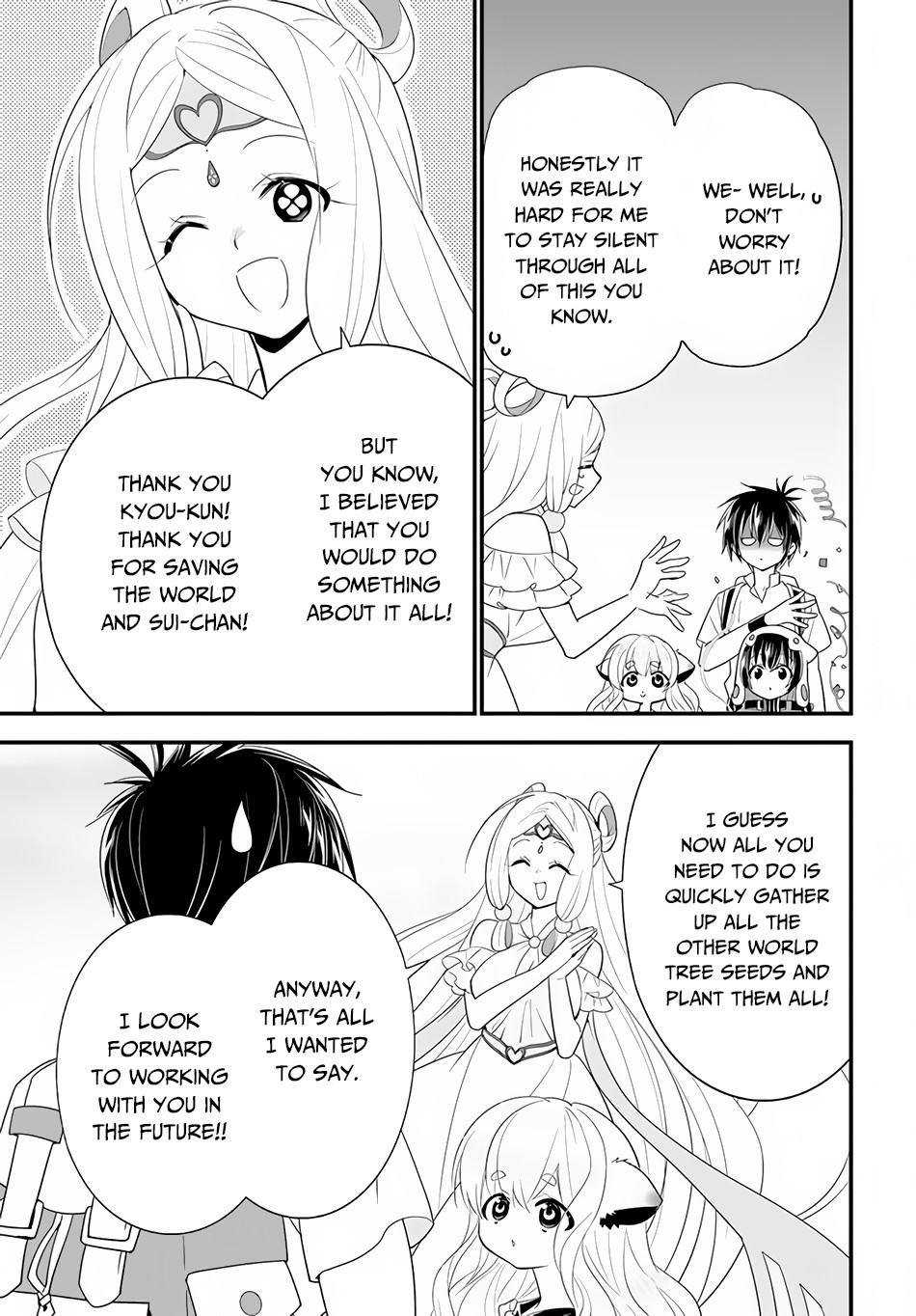 Isekai desu ga Mamono Saibai shiteimasu. Chapter 35 page 25 - Chapter 35: Goodbye, and Thank You [END]