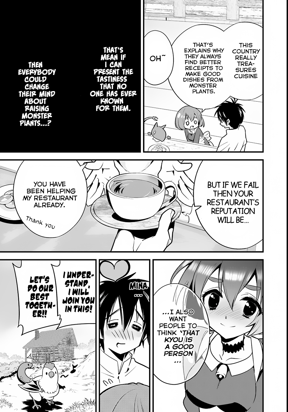 Isekai desu ga Mamono Saibai shiteimasu. Chapter 4 page 4 - Chapter 4