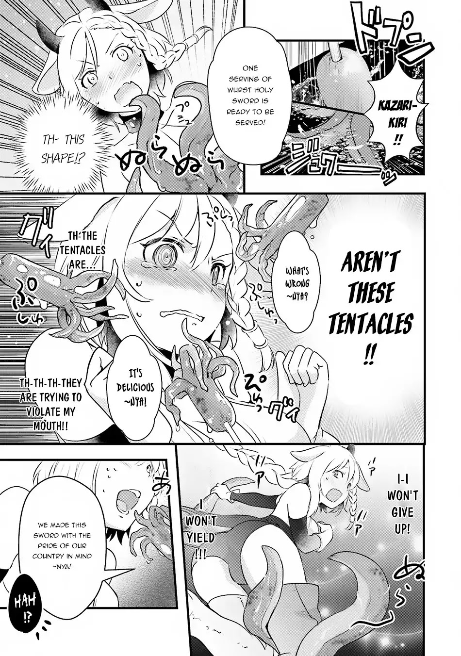 Isekai Ekisha no Kissaten Chapter 10 page 16 - Chapter 10: A Swordswoman Guided by the Sausage