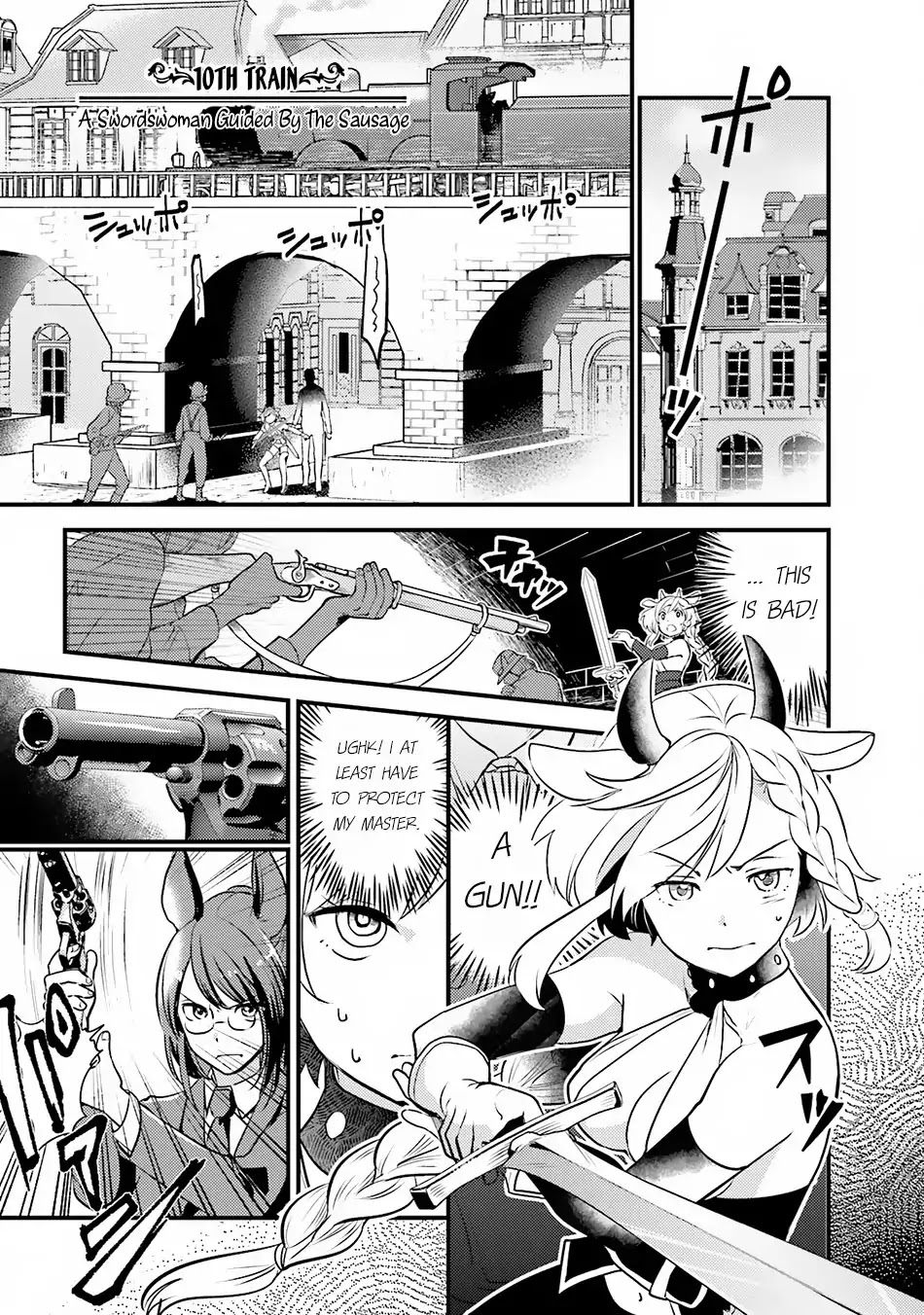 Isekai Ekisha no Kissaten Chapter 10 page 2 - Chapter 10: A Swordswoman Guided by the Sausage