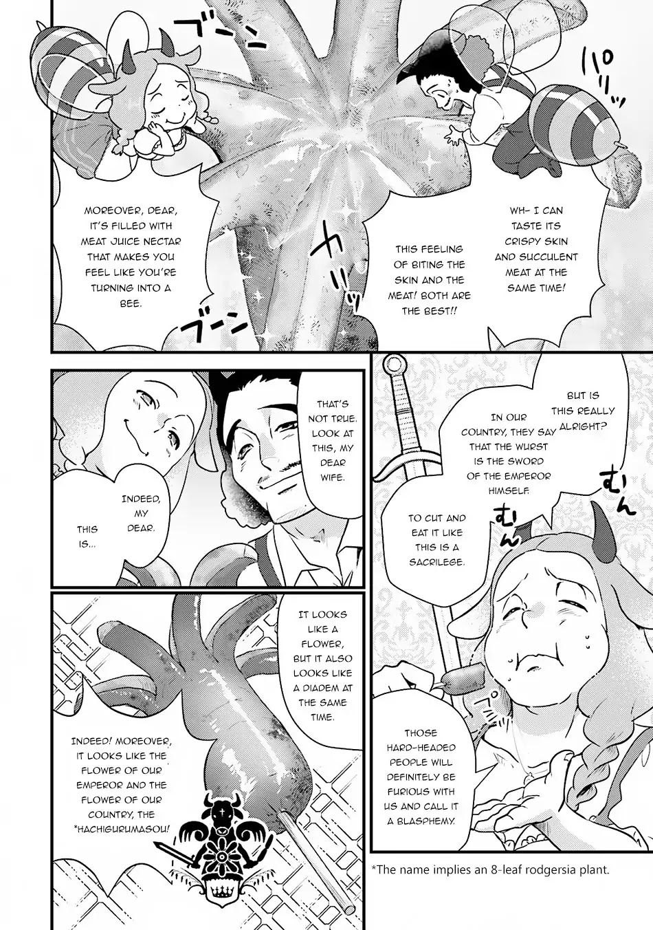 Isekai Ekisha no Kissaten Chapter 10 page 5 - Chapter 10: A Swordswoman Guided by the Sausage