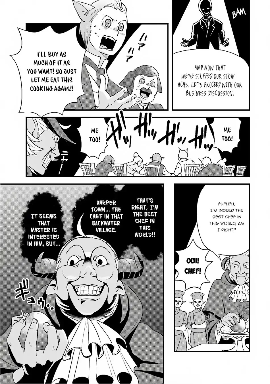 Isekai Ekisha no Kissaten Chapter 12 page 21 - Chapter 12: Darkness' Ecstasy and Medicinal Porridge