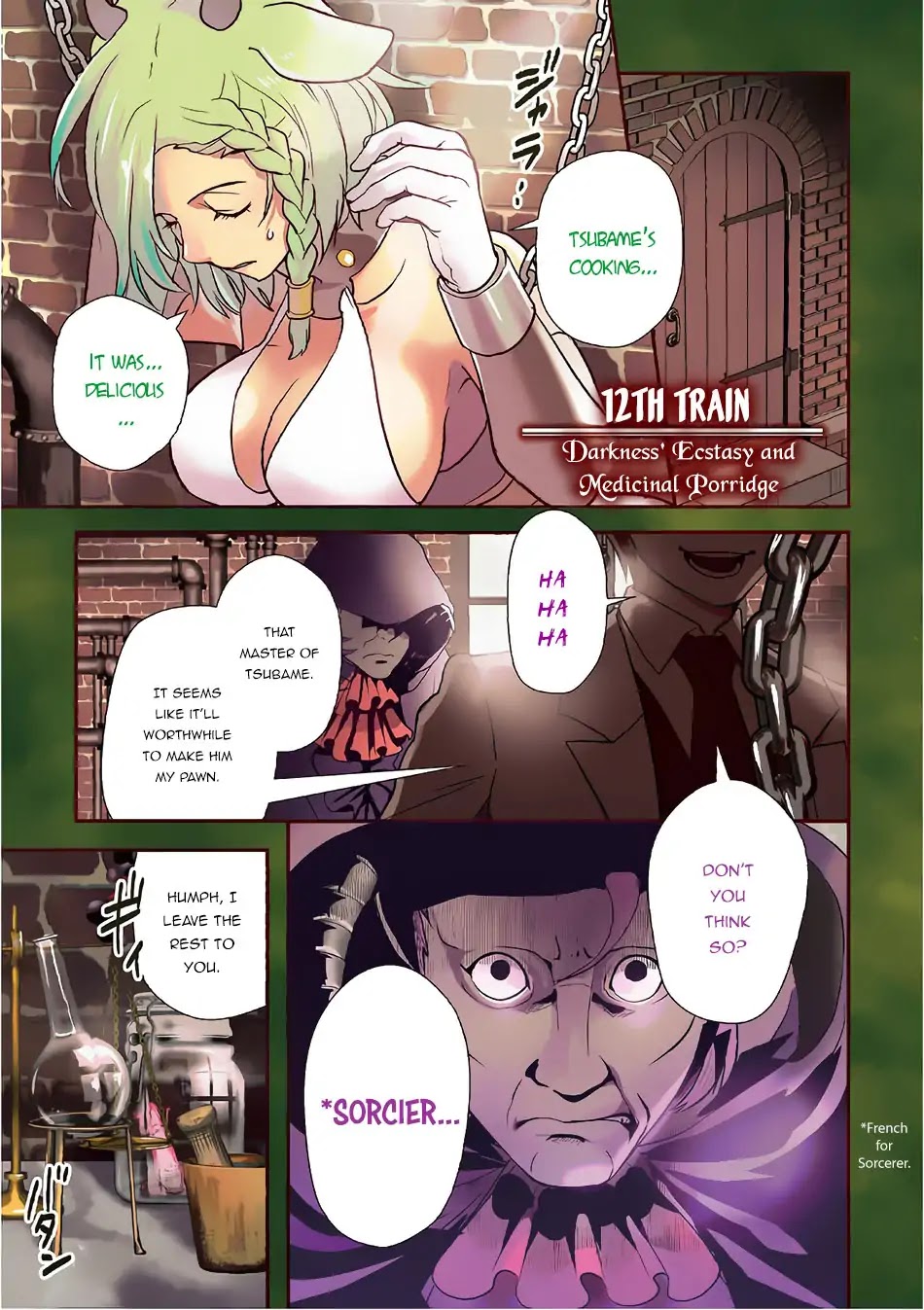 Isekai Ekisha no Kissaten Chapter 12 page 3 - Chapter 12: Darkness' Ecstasy and Medicinal Porridge