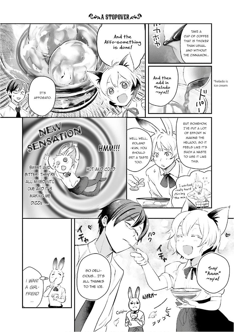 Isekai Ekisha no Kissaten Chapter 14.5 page 5 - Chapter 14.5: A Package of Rare Delicacies
