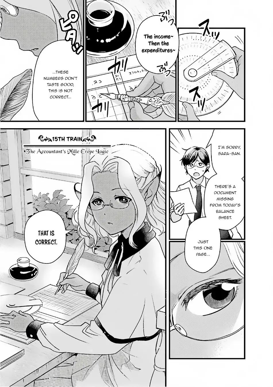 Isekai Ekisha no Kissaten Chapter 15 page 2 - Chapter 15: The Accountant's Mille Crepe Logic