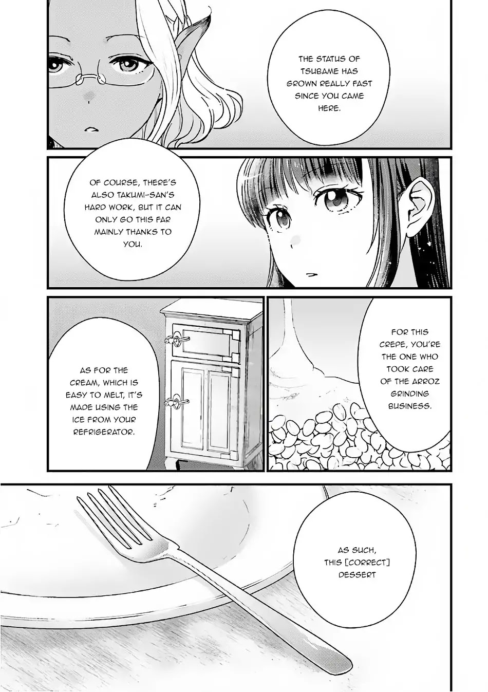 Isekai Ekisha no Kissaten Chapter 15 page 26 - Chapter 15: The Accountant's Mille Crepe Logic