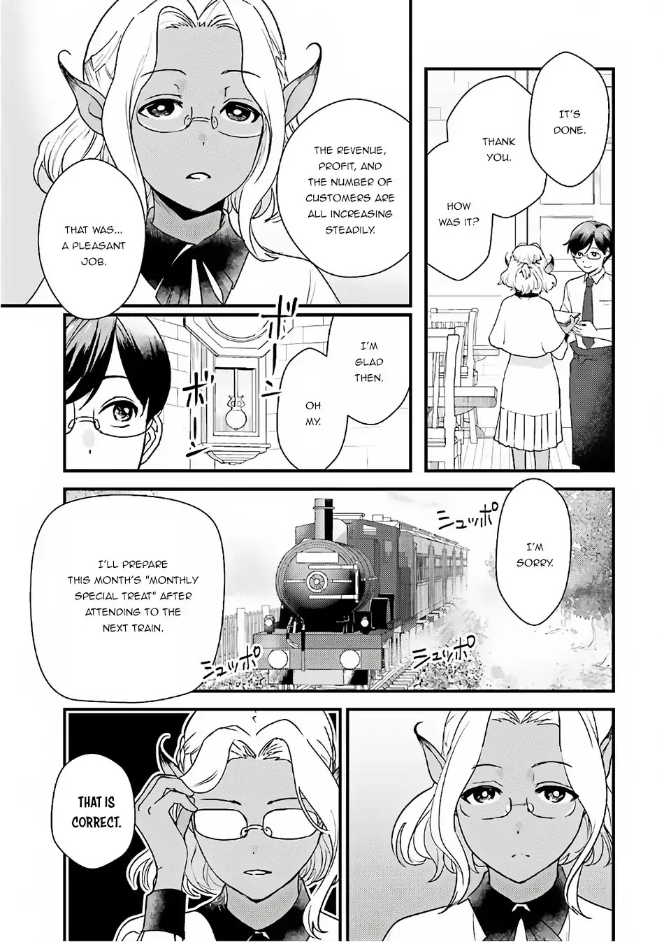 Isekai Ekisha no Kissaten Chapter 15 page 4 - Chapter 15: The Accountant's Mille Crepe Logic