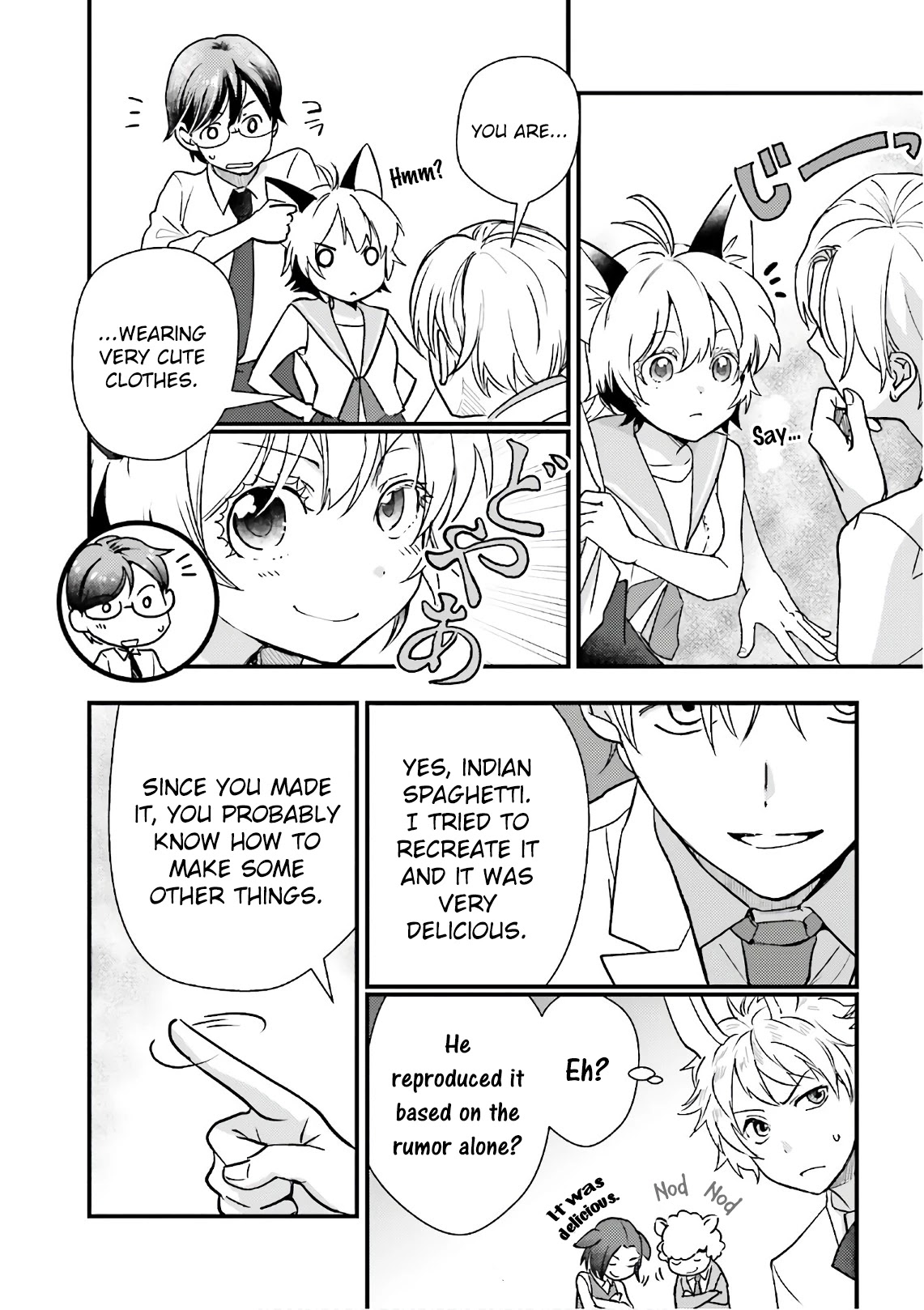 Isekai Ekisha no Kissaten Chapter 16 page 14 - Chapter 16: "Complaint Handling and Chilled Taiwanese Pasta"