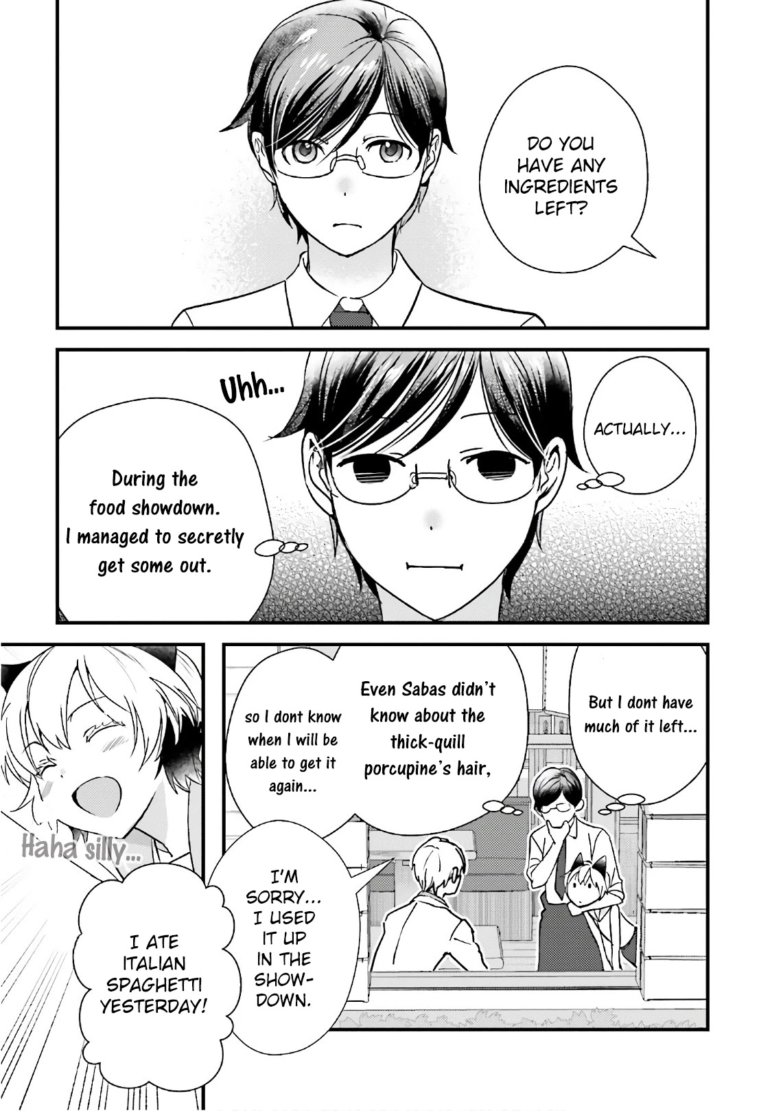Isekai Ekisha no Kissaten Chapter 16 page 15 - Chapter 16: "Complaint Handling and Chilled Taiwanese Pasta"