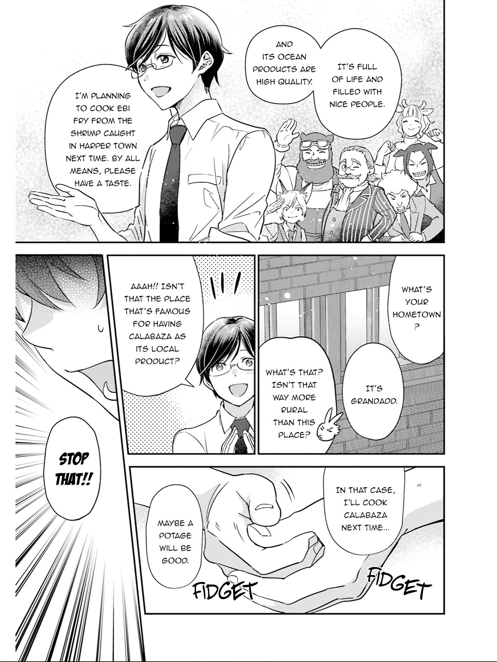 Isekai Ekisha no Kissaten Chapter 19 page 12 - Chapter 19: The New Train Station's Employee & The Sweet Pumpkin