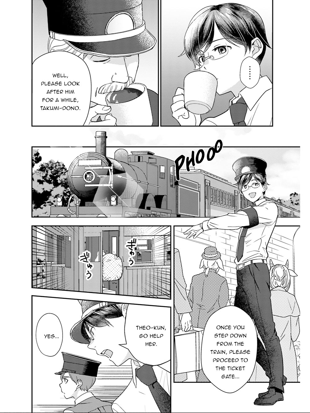 Isekai Ekisha no Kissaten Chapter 19 page 17 - Chapter 19: The New Train Station's Employee & The Sweet Pumpkin