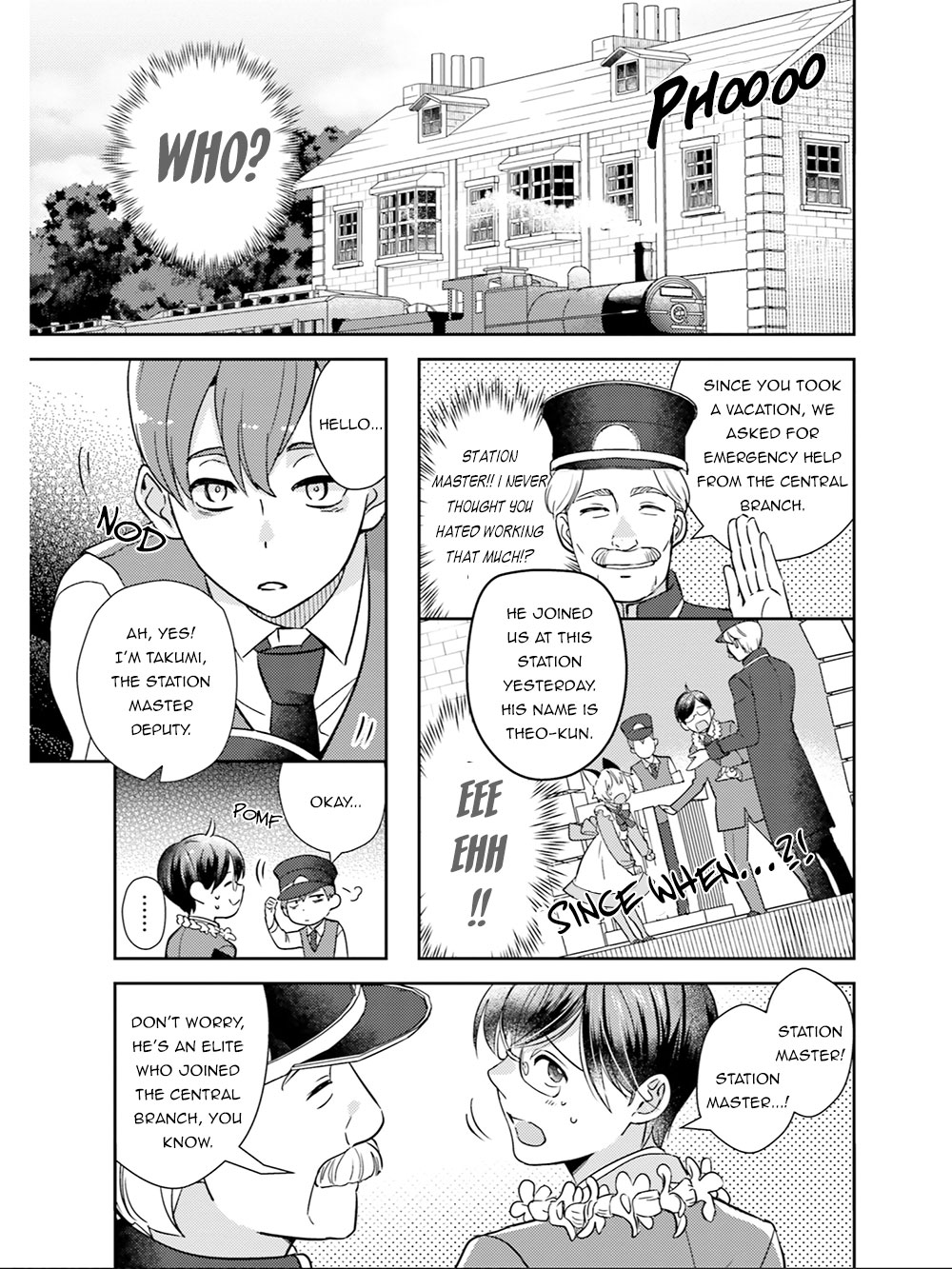 Isekai Ekisha no Kissaten Chapter 19 page 4 - Chapter 19: The New Train Station's Employee & The Sweet Pumpkin
