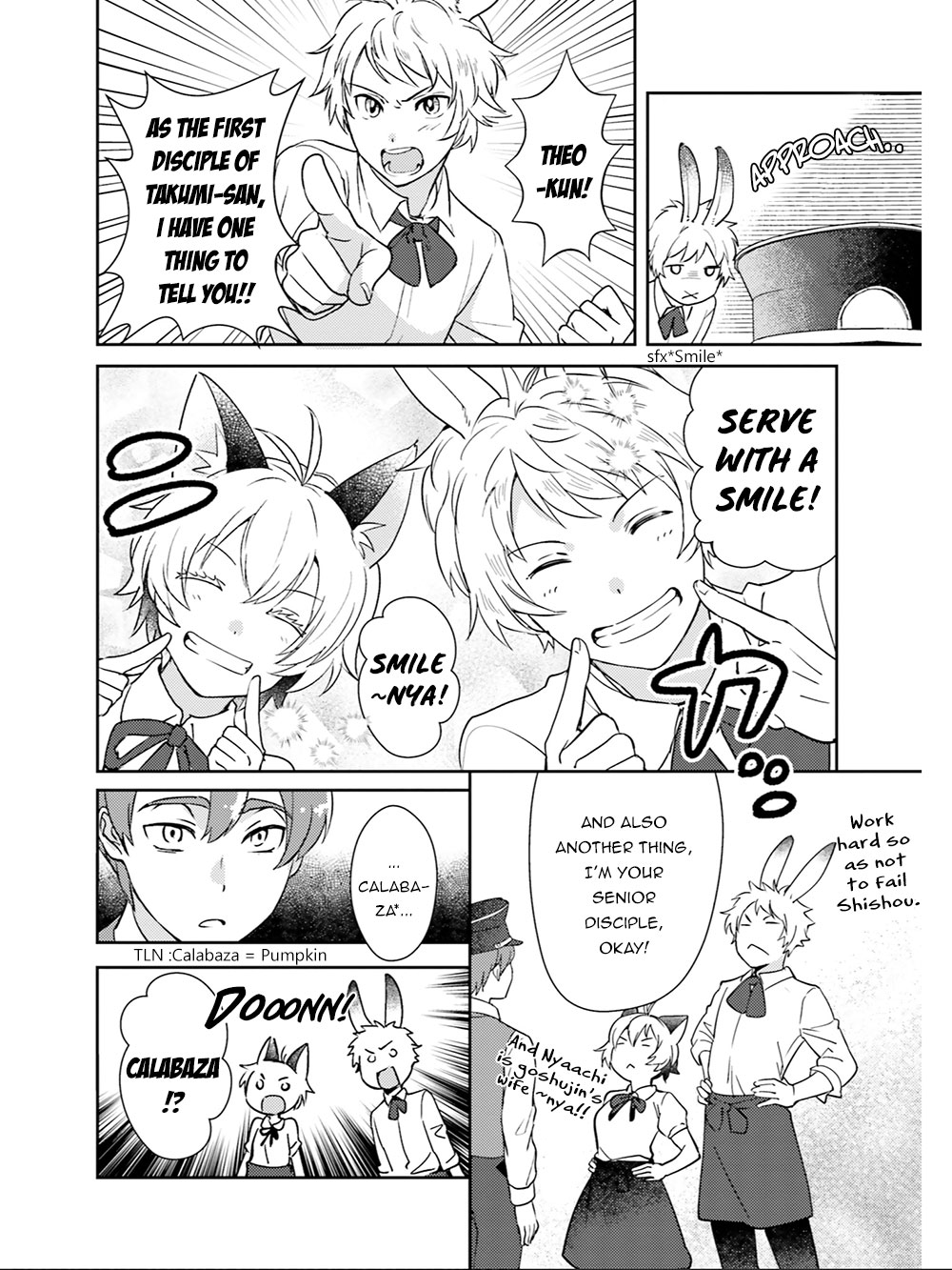Isekai Ekisha no Kissaten Chapter 19 page 7 - Chapter 19: The New Train Station's Employee & The Sweet Pumpkin