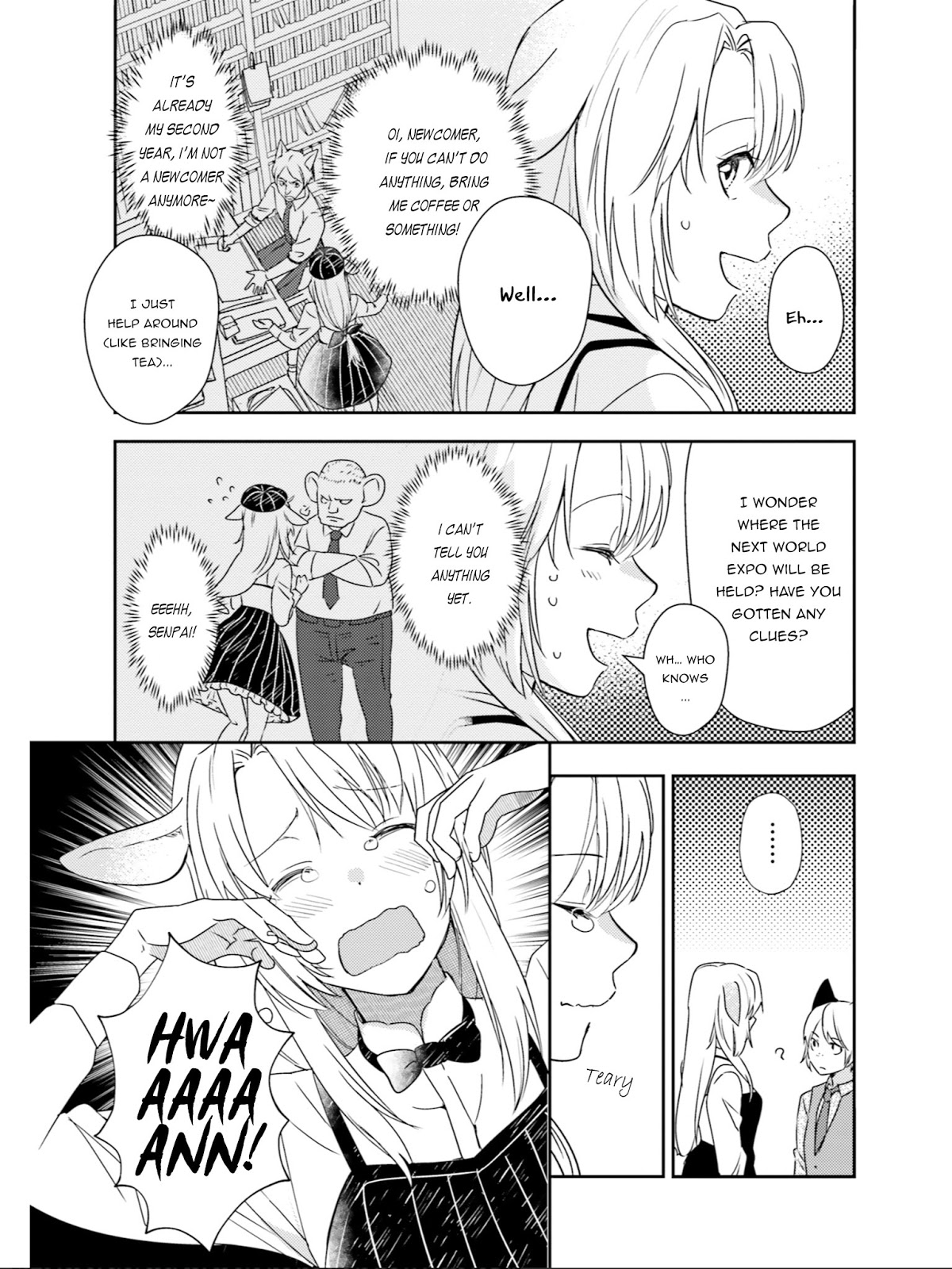 Isekai Ekisha no Kissaten Chapter 20 page 10 - Chapter 20: The Newspaper Journalist & The Donut Hole