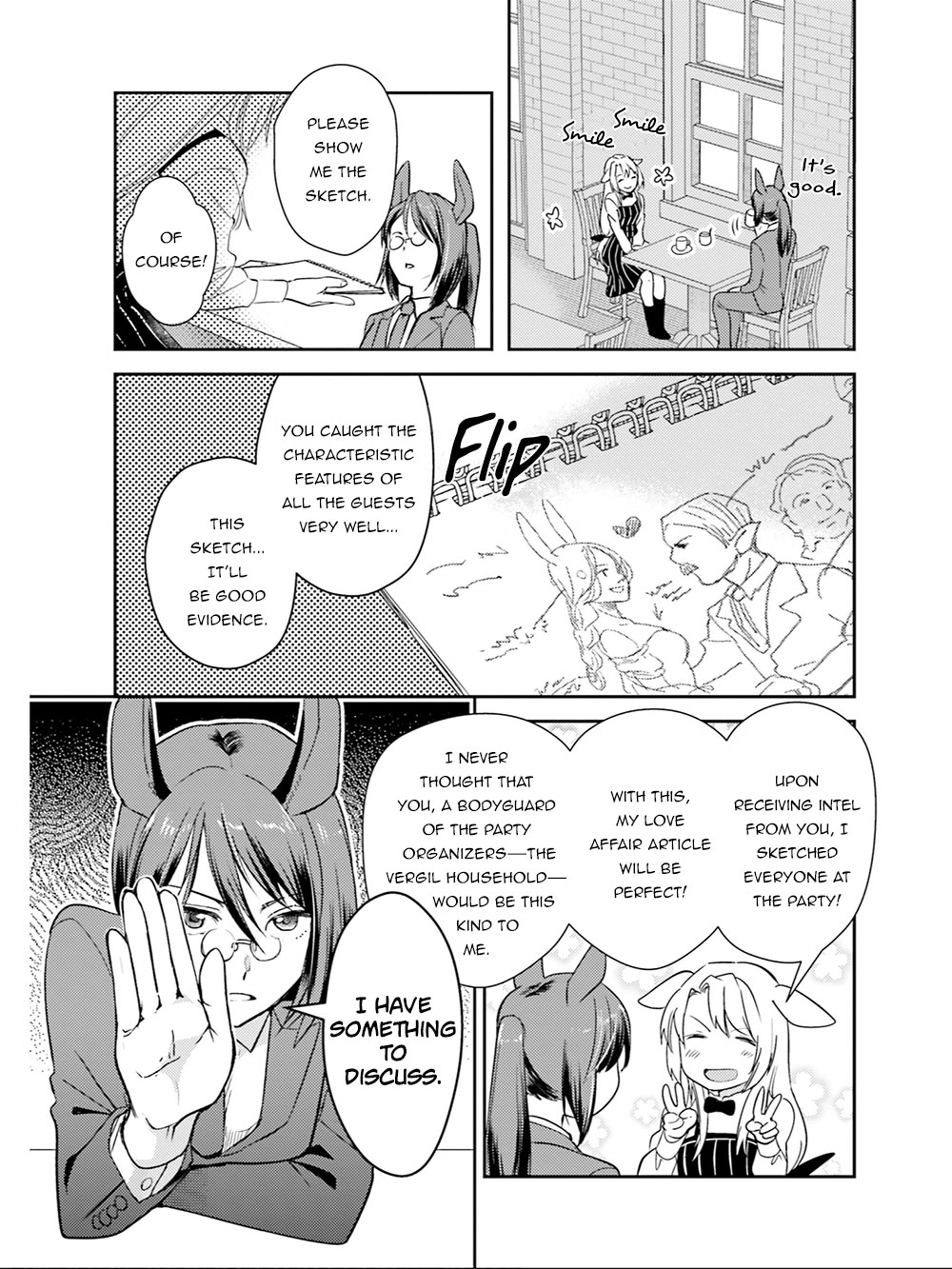 Isekai Ekisha no Kissaten Chapter 20 page 14 - Chapter 20: The Newspaper Journalist & The Donut Hole