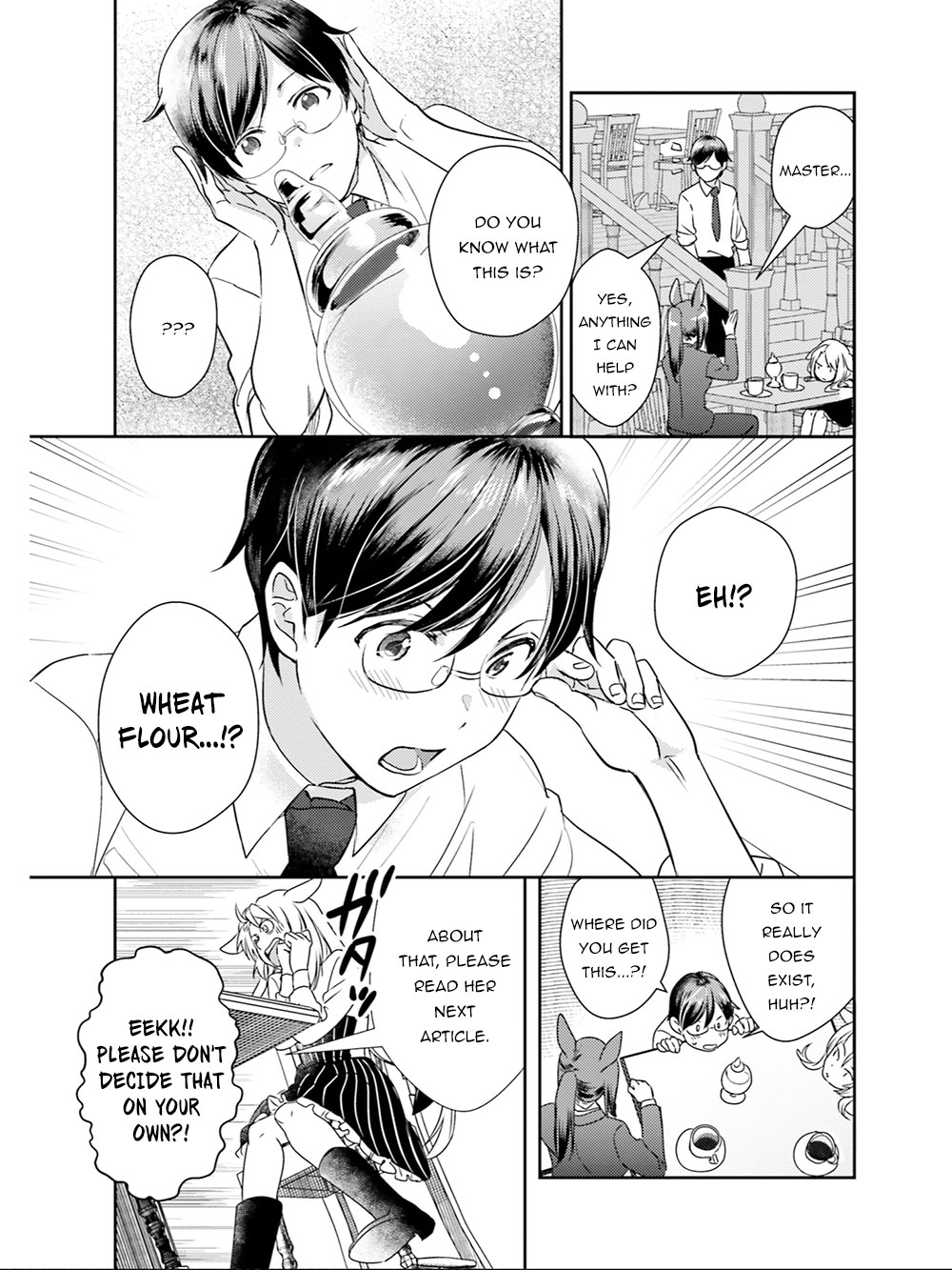 Isekai Ekisha no Kissaten Chapter 20 page 20 - Chapter 20: The Newspaper Journalist & The Donut Hole