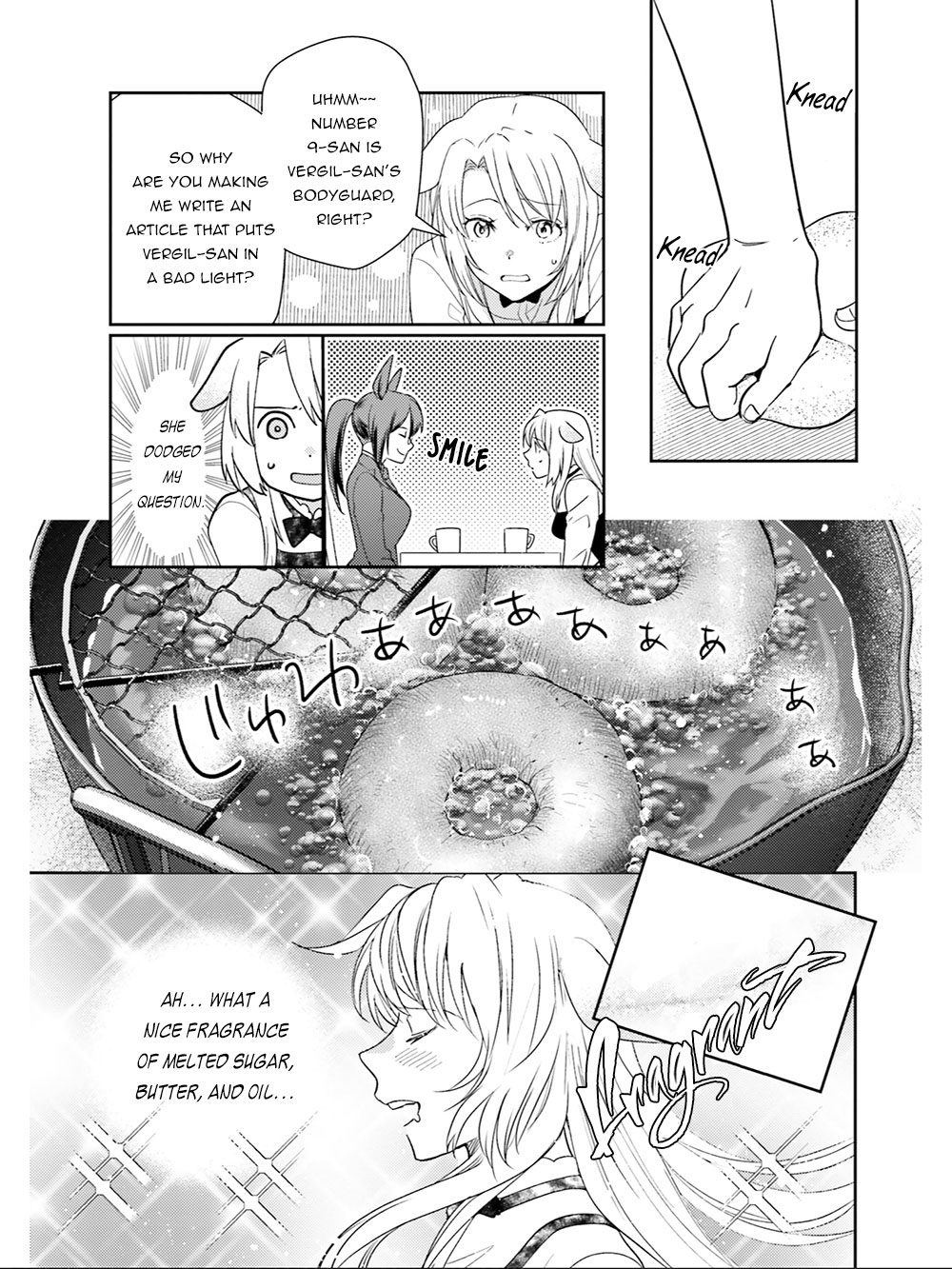 Isekai Ekisha no Kissaten Chapter 20 page 22 - Chapter 20: The Newspaper Journalist & The Donut Hole