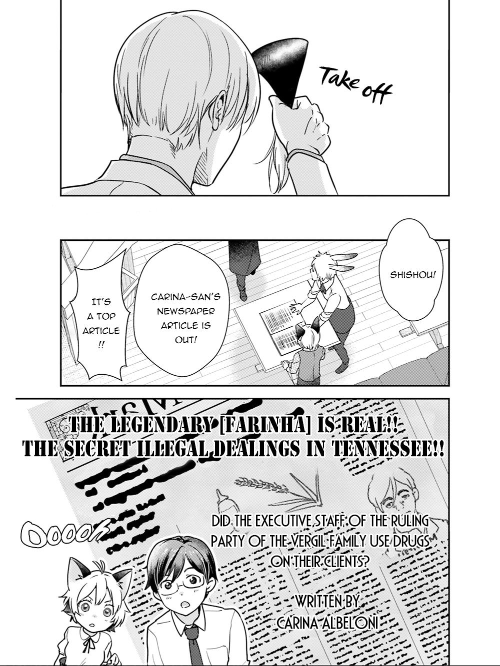 Isekai Ekisha no Kissaten Chapter 20 page 30 - Chapter 20: The Newspaper Journalist & The Donut Hole