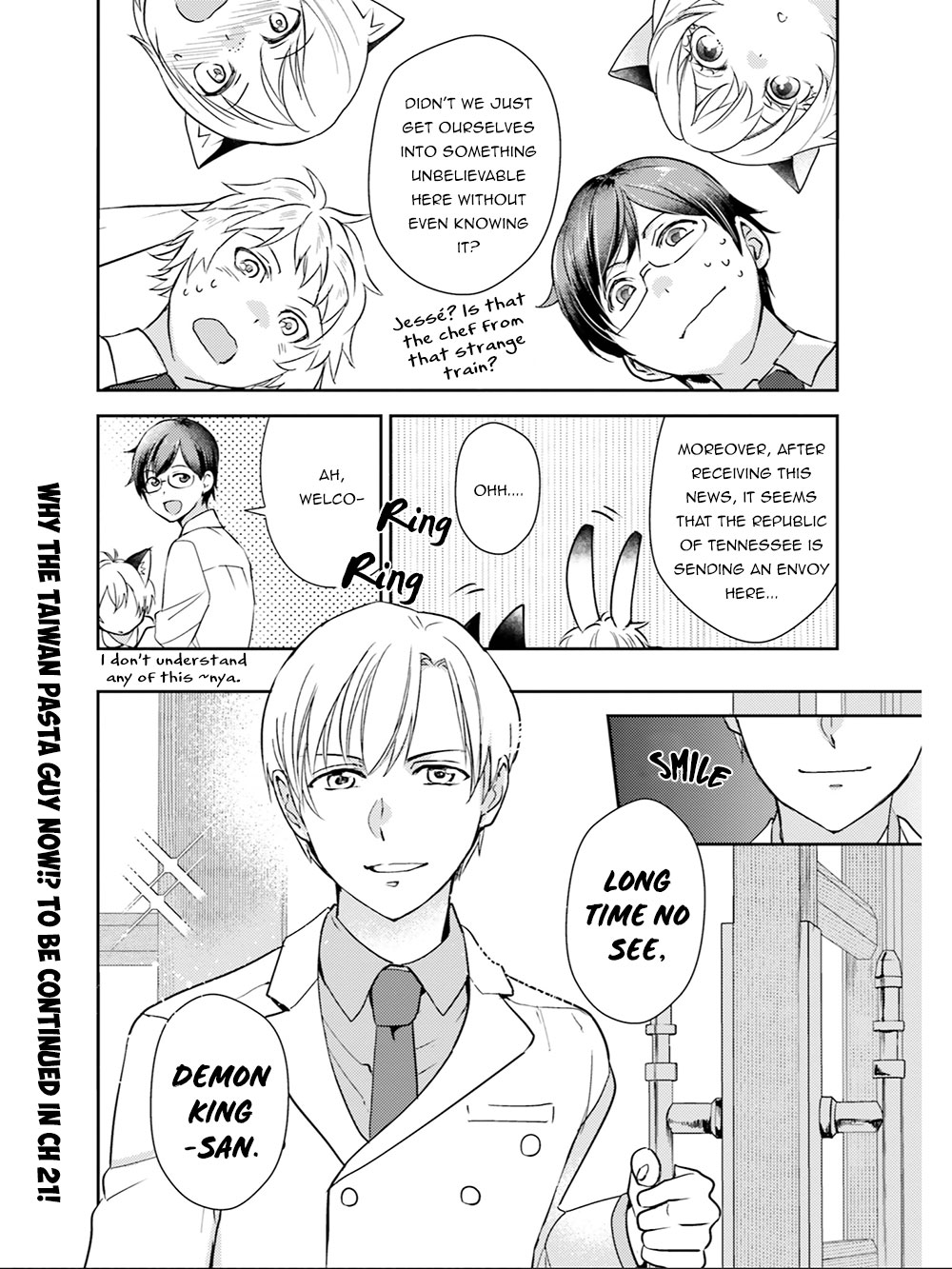 Isekai Ekisha no Kissaten Chapter 20 page 31 - Chapter 20: The Newspaper Journalist & The Donut Hole