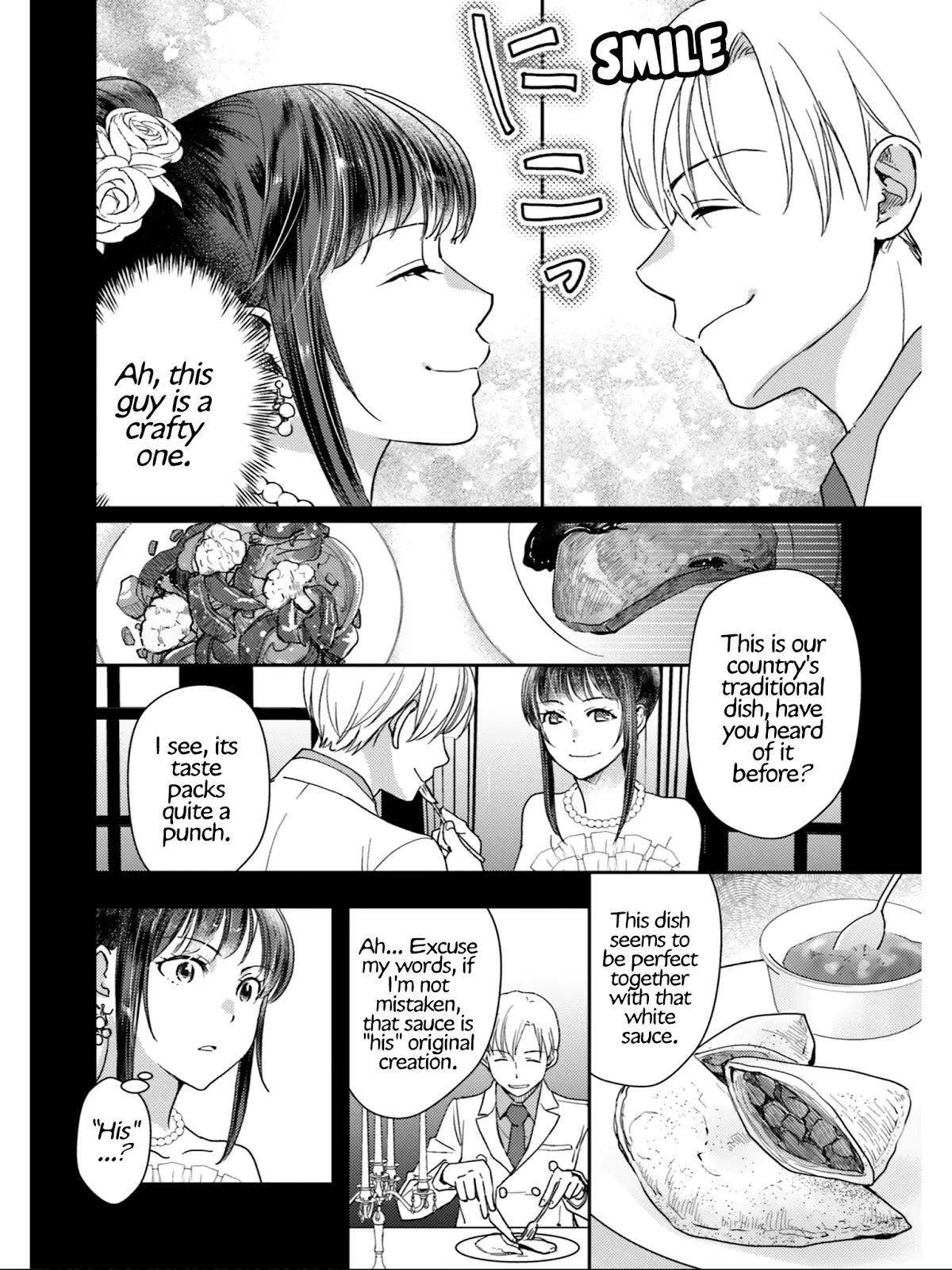 Isekai Ekisha no Kissaten Chapter 21 page 13 - Chapter 21: Formidable Negotiation Opponent & The Lasagna of Peace
