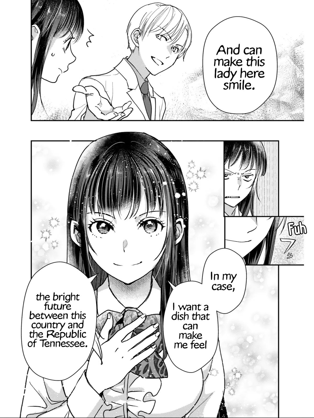 Isekai Ekisha no Kissaten Chapter 21 page 21 - Chapter 21: Formidable Negotiation Opponent & The Lasagna of Peace