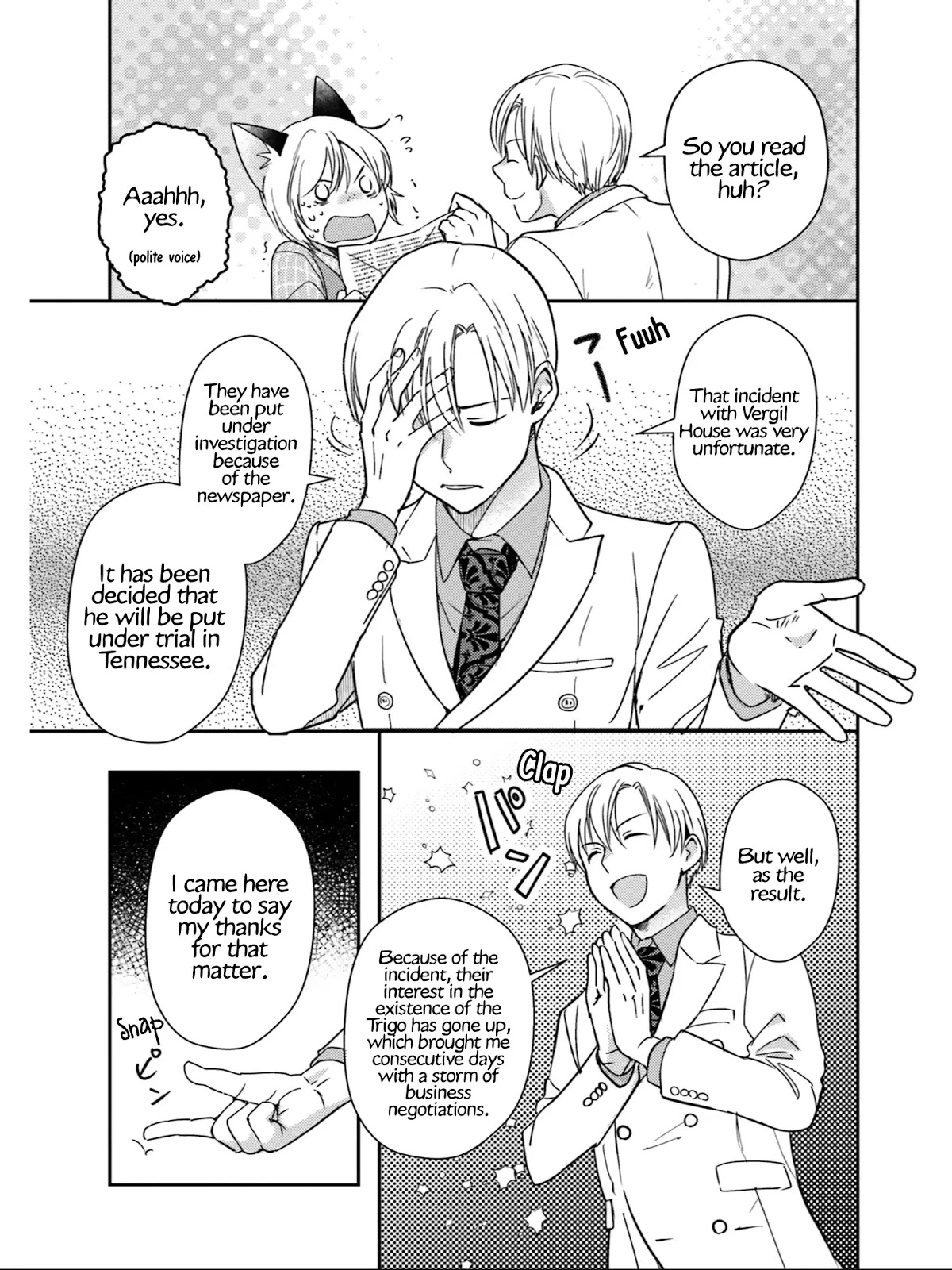 Isekai Ekisha no Kissaten Chapter 21 page 4 - Chapter 21: Formidable Negotiation Opponent & The Lasagna of Peace