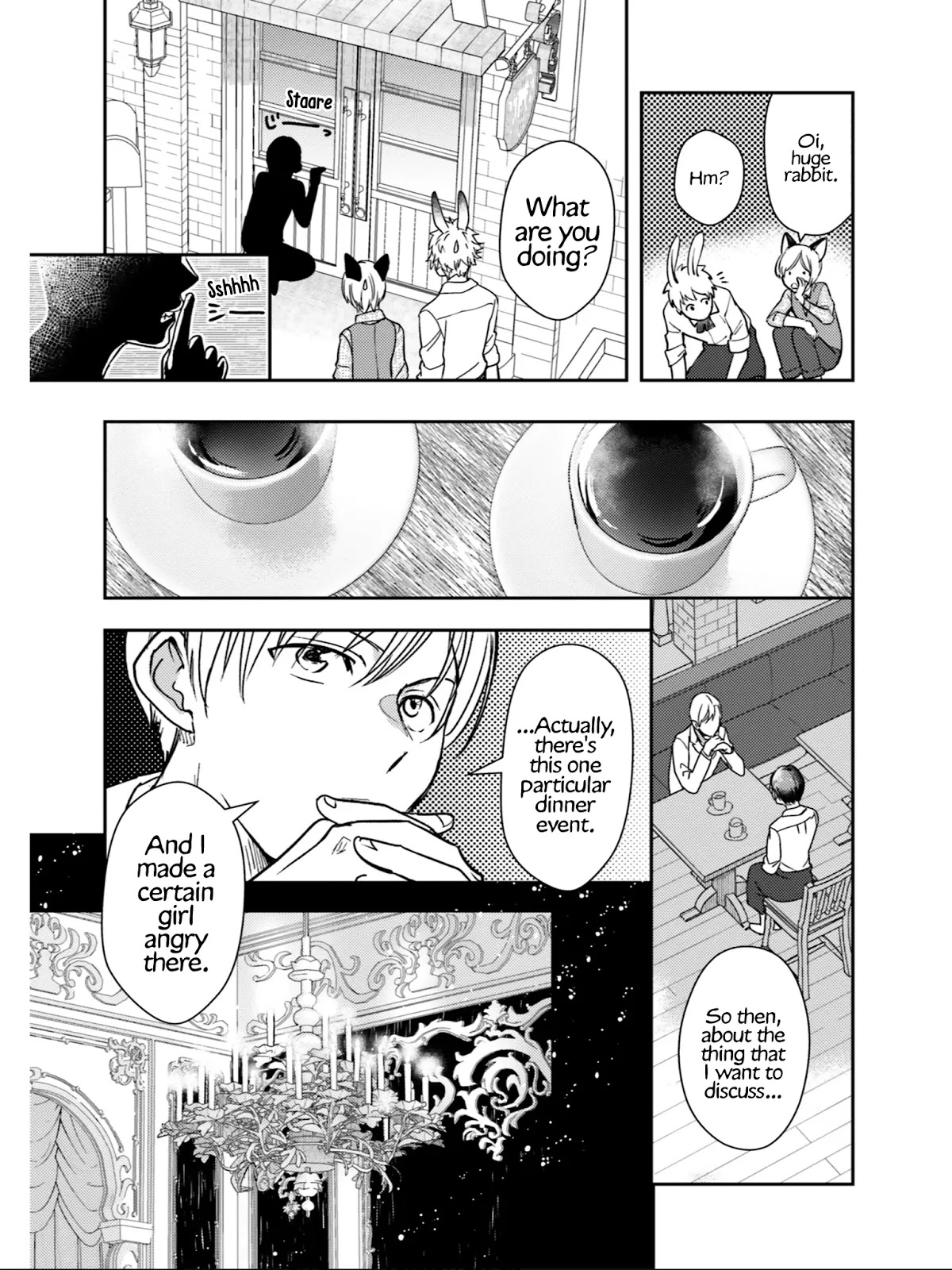 Isekai Ekisha no Kissaten Chapter 21 page 8 - Chapter 21: Formidable Negotiation Opponent & The Lasagna of Peace