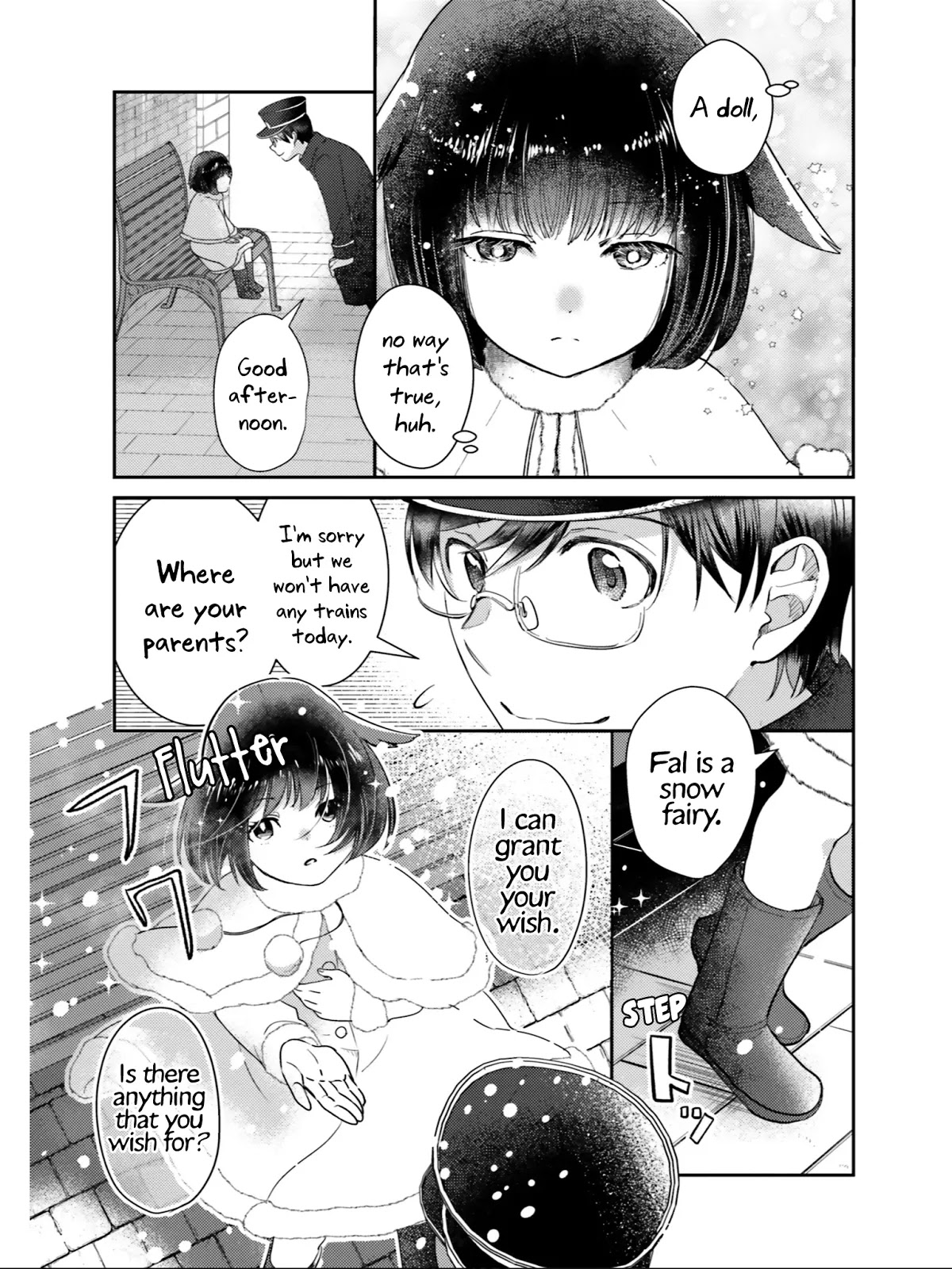 Isekai Ekisha no Kissaten Chapter 22 page 6 - Chapter 22: Snow Fairy & Shiratama Zenzai