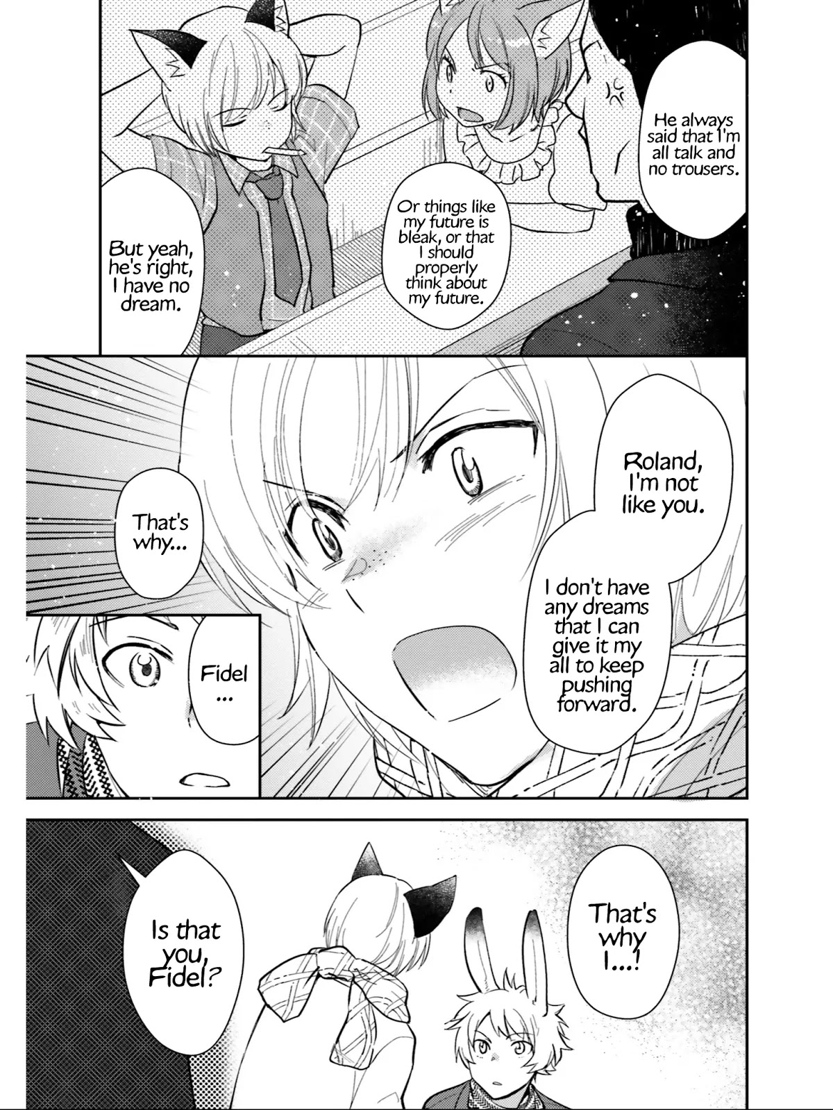 Isekai Ekisha no Kissaten Chapter 23 page 16 - Chapter 23: Steaming Friendship & Queso Curry Bun