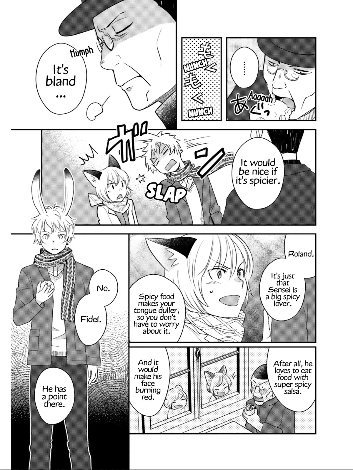 Isekai Ekisha no Kissaten Chapter 23 page 18 - Chapter 23: Steaming Friendship & Queso Curry Bun