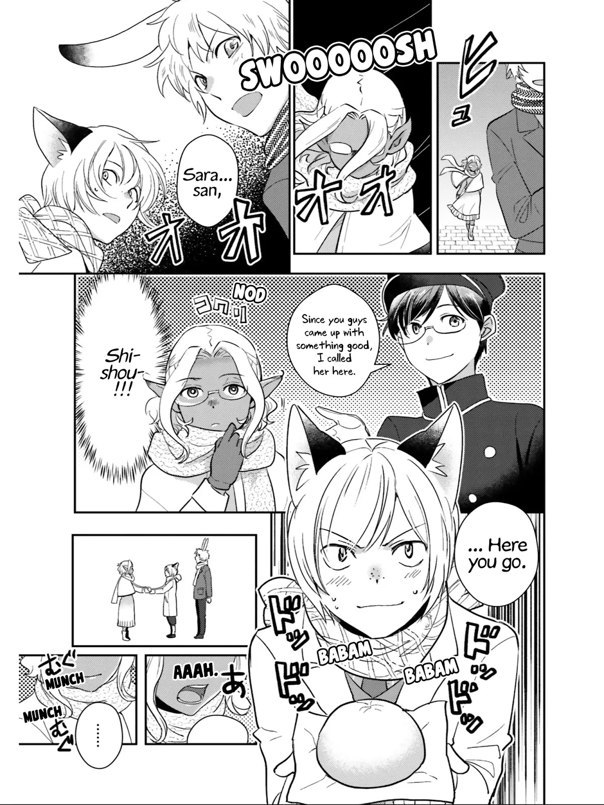 Isekai Ekisha no Kissaten Chapter 23 page 26 - Chapter 23: Steaming Friendship & Queso Curry Bun