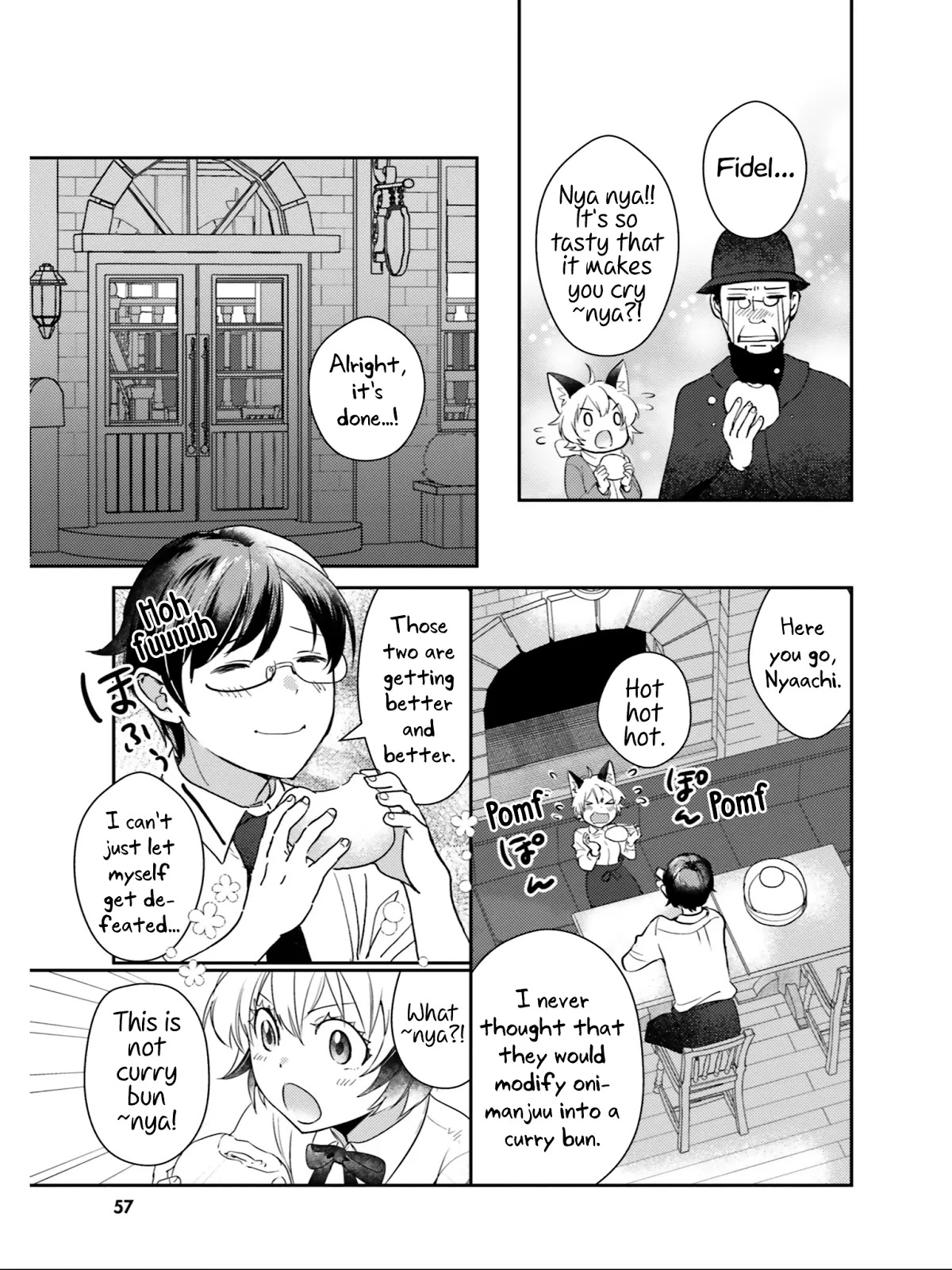 Isekai Ekisha no Kissaten Chapter 23 page 28 - Chapter 23: Steaming Friendship & Queso Curry Bun