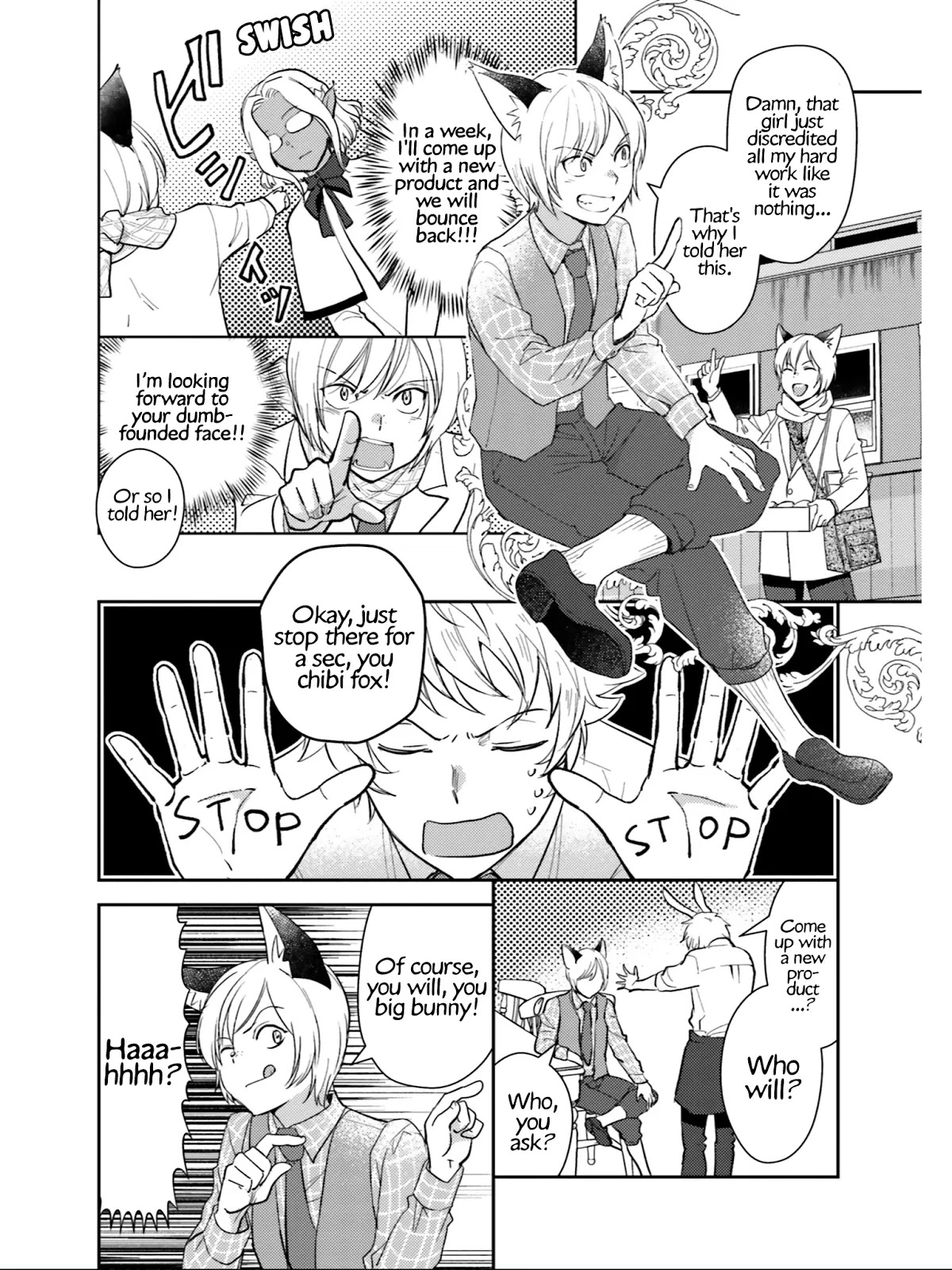 Isekai Ekisha no Kissaten Chapter 23 page 3 - Chapter 23: Steaming Friendship & Queso Curry Bun